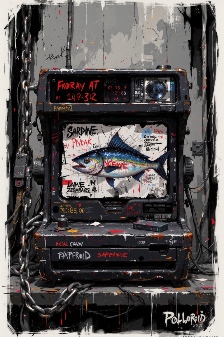 Polaroid,  Ashtray,  Sardine on Tensor.Art