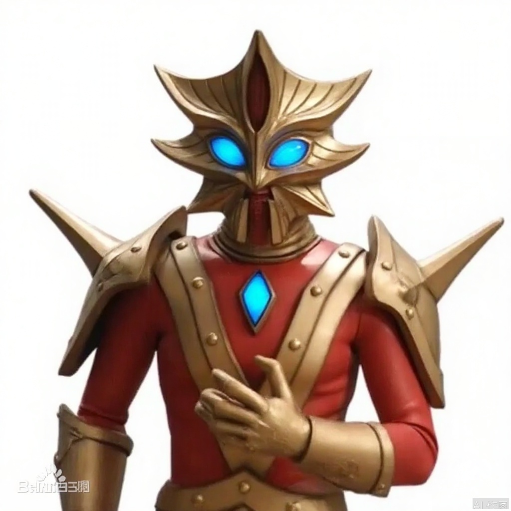masterpiece, best quality,solo,(white background:1.2),simple background,
looking at viewer,acekiller,armor,spikes,gloves,mask,helmet,boots,gem,alien,tokusatsu,no humans,science fiction,glowing eyes,bodysuit