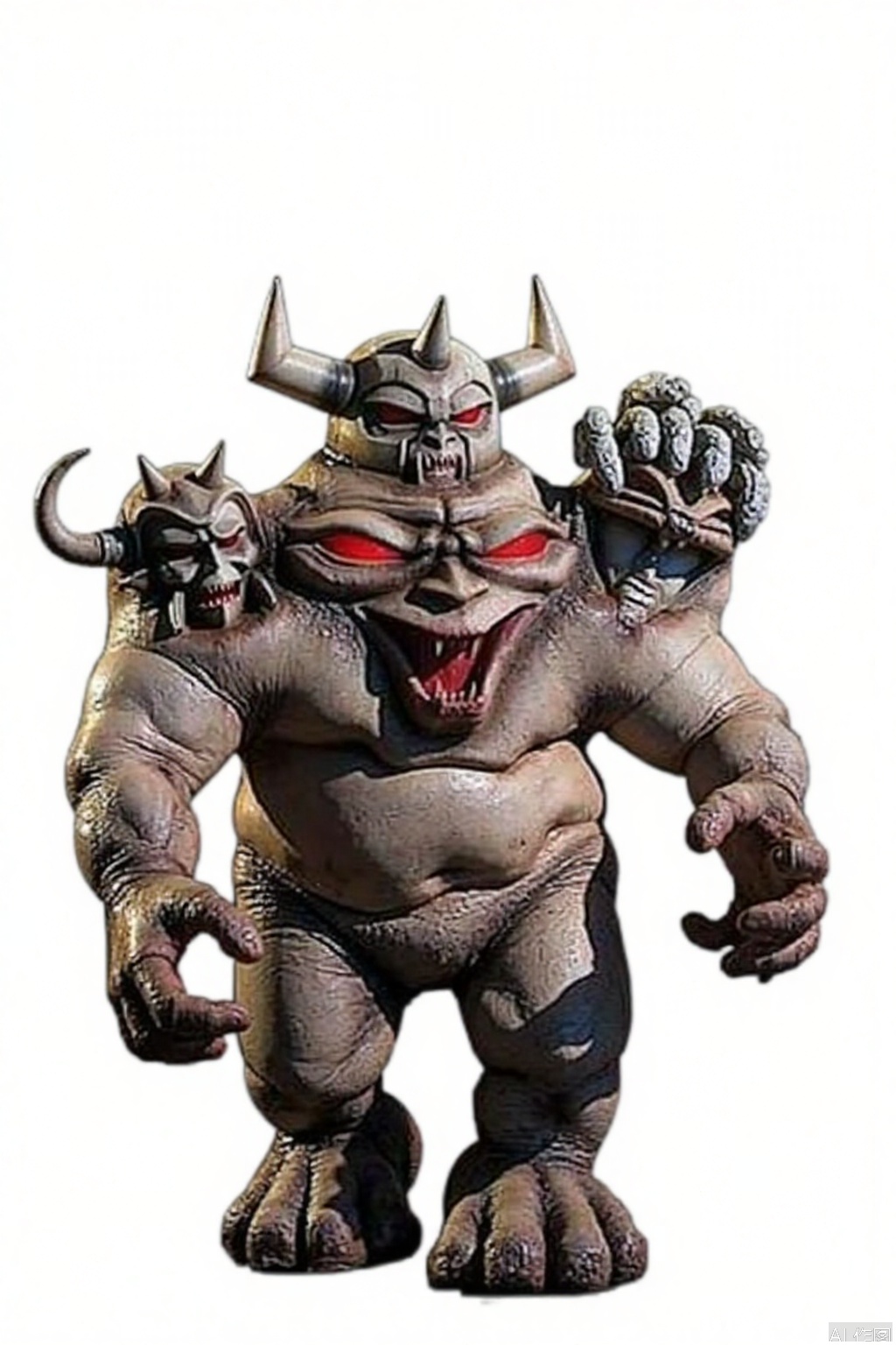masterpiece, best quality,solo,(white background:1.2),simple background,
looking at viewer,logo,horned helmet,horns,armor,spikes,helmet,mask,cover,shoulder armor,breastplate,monster
