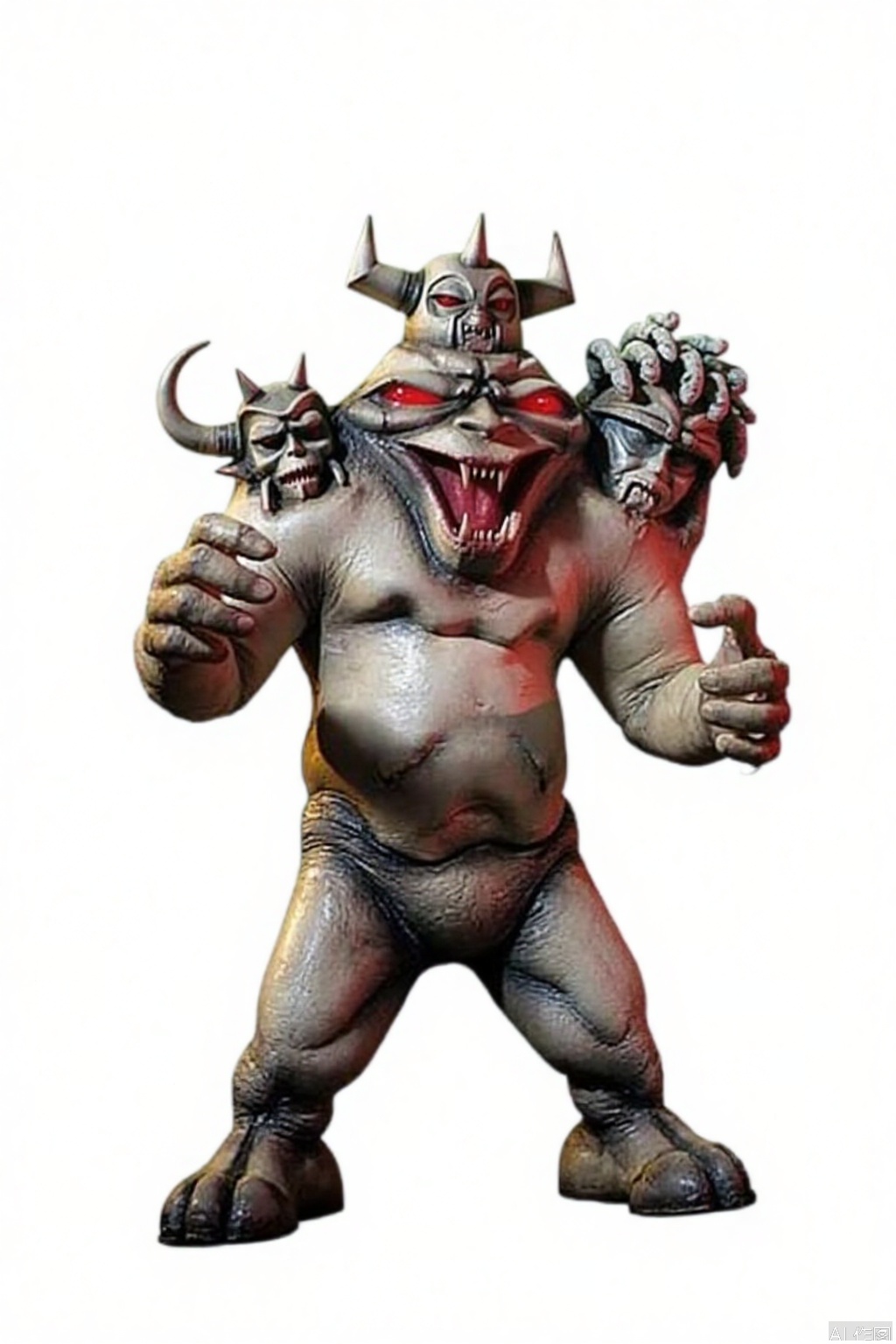 masterpiece, best quality,solo,(white background:1.2),simple background,
looking at viewer,logo,horned helmet,horns,armor,spikes,helmet,mask,cover,shoulder armor,breastplate,monster