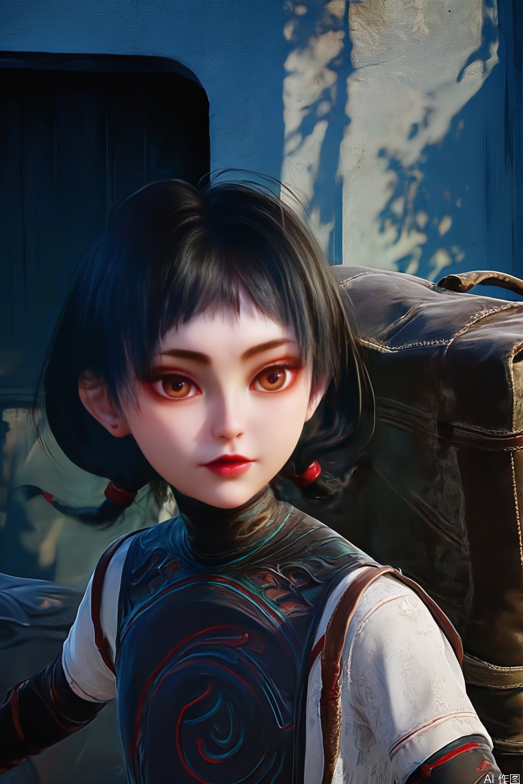 score_9, score_8_up, score_7_up,highly detailed digital,CG,realistic,
1girl, solo, brown eyes, black hair, short_hair,