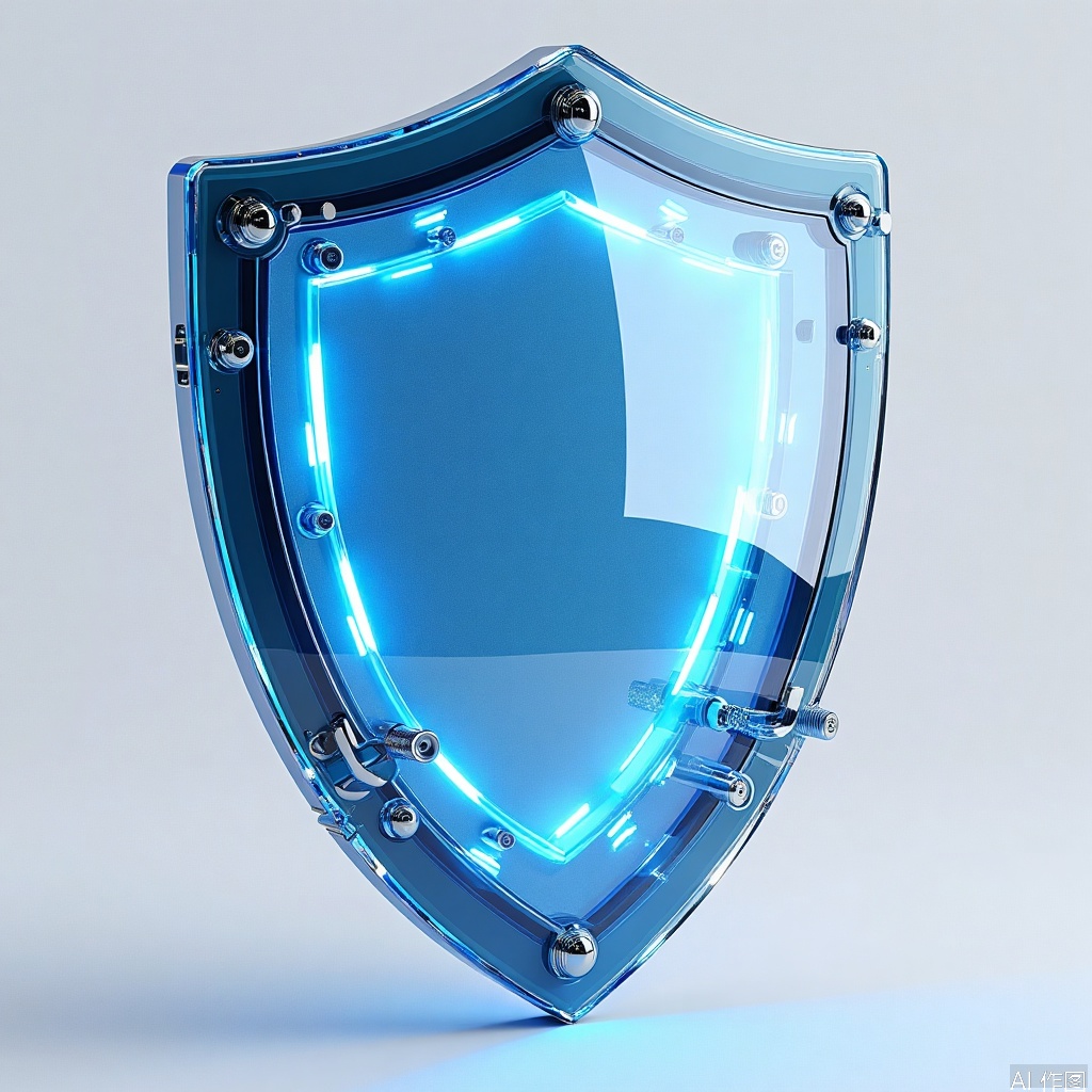 3D icon,technological sense,shield
