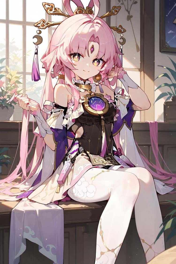 崩坏：星穹铁道符玄Fu Xuan Honkai Star Rail by Mashiro on Tensor.Art