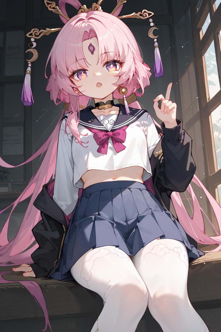 崩坏：星穹铁道符玄Fu Xuan Honkai Star Rail by Mashiro on Tensor.Art