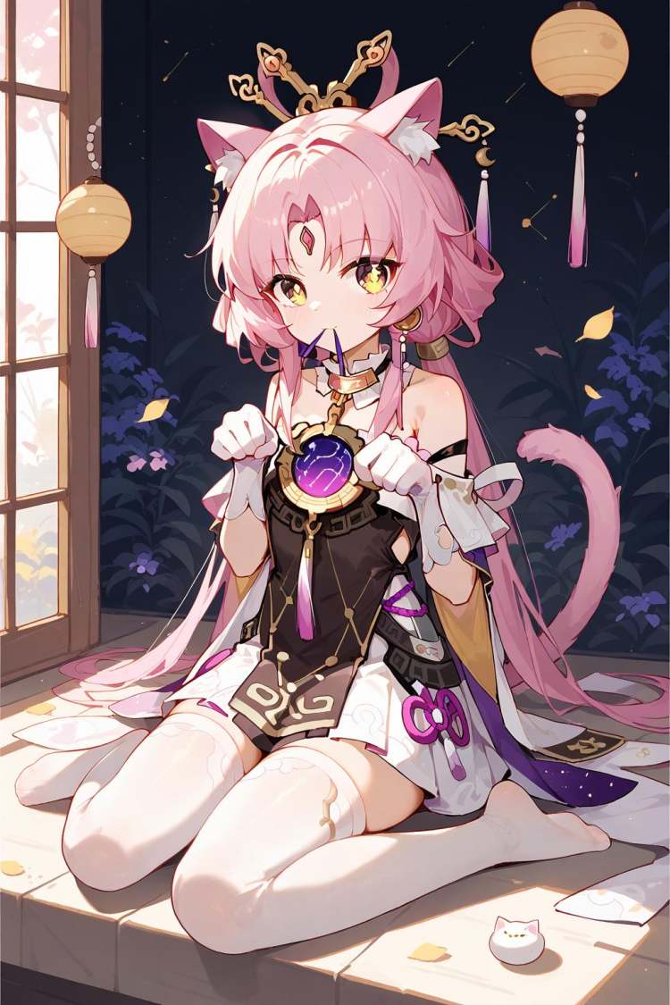 崩坏：星穹铁道符玄Fu Xuan Honkai Star Rail by Mashiro on Tensor.Art