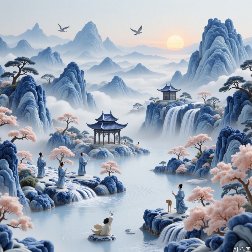 ,flowers,Model after the ancients,scenery,