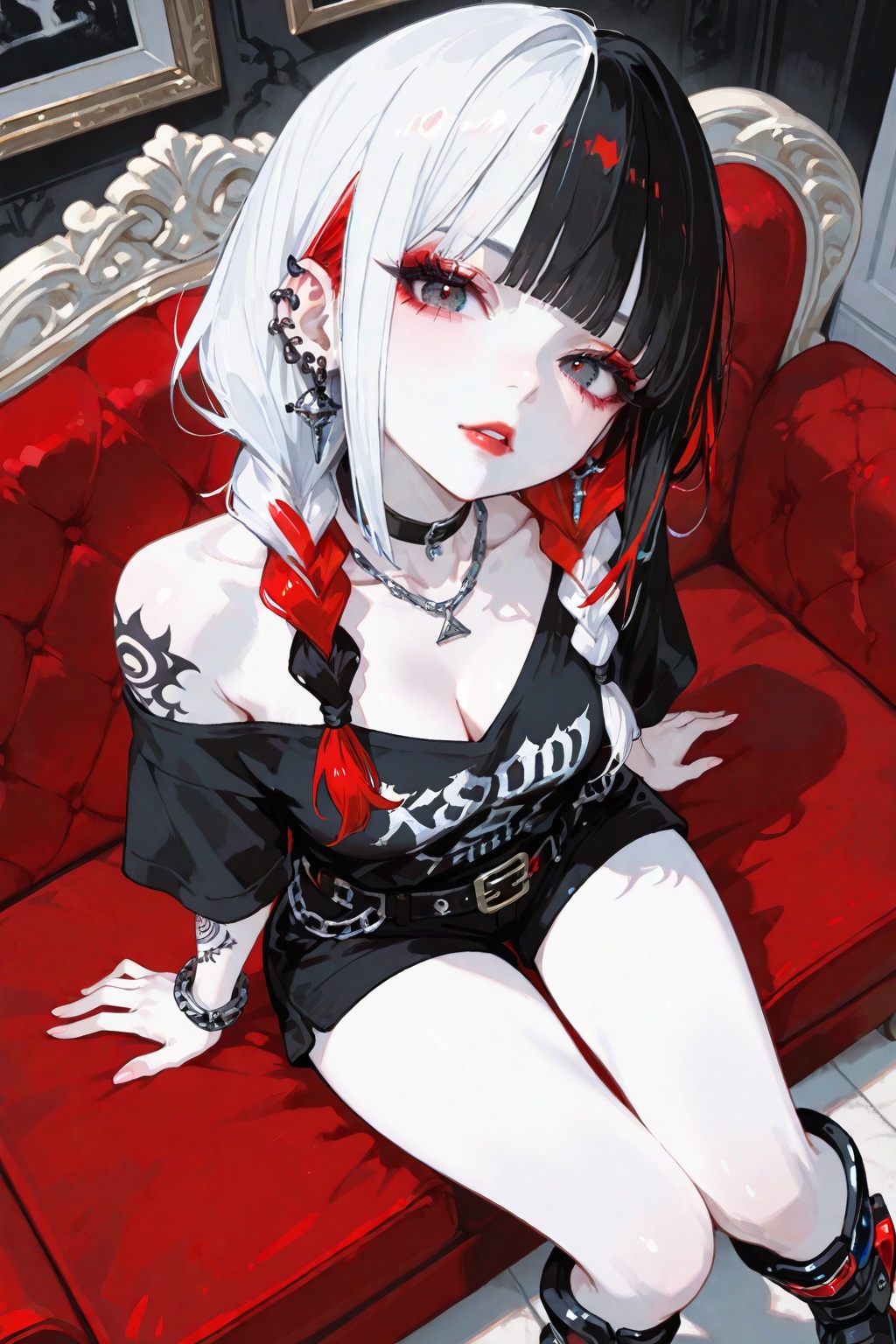1 girl,  solo,  long hair on Tensor.Art