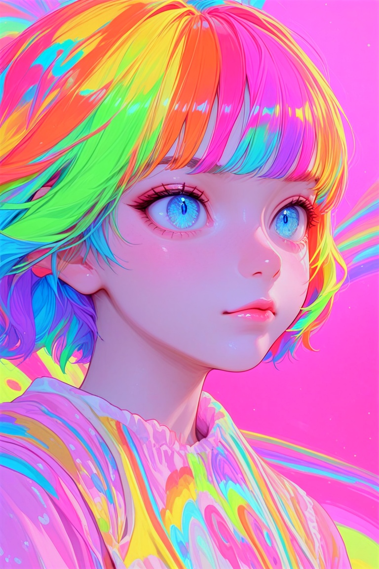 1girl,  solo,  short hair on Tensor.Art
