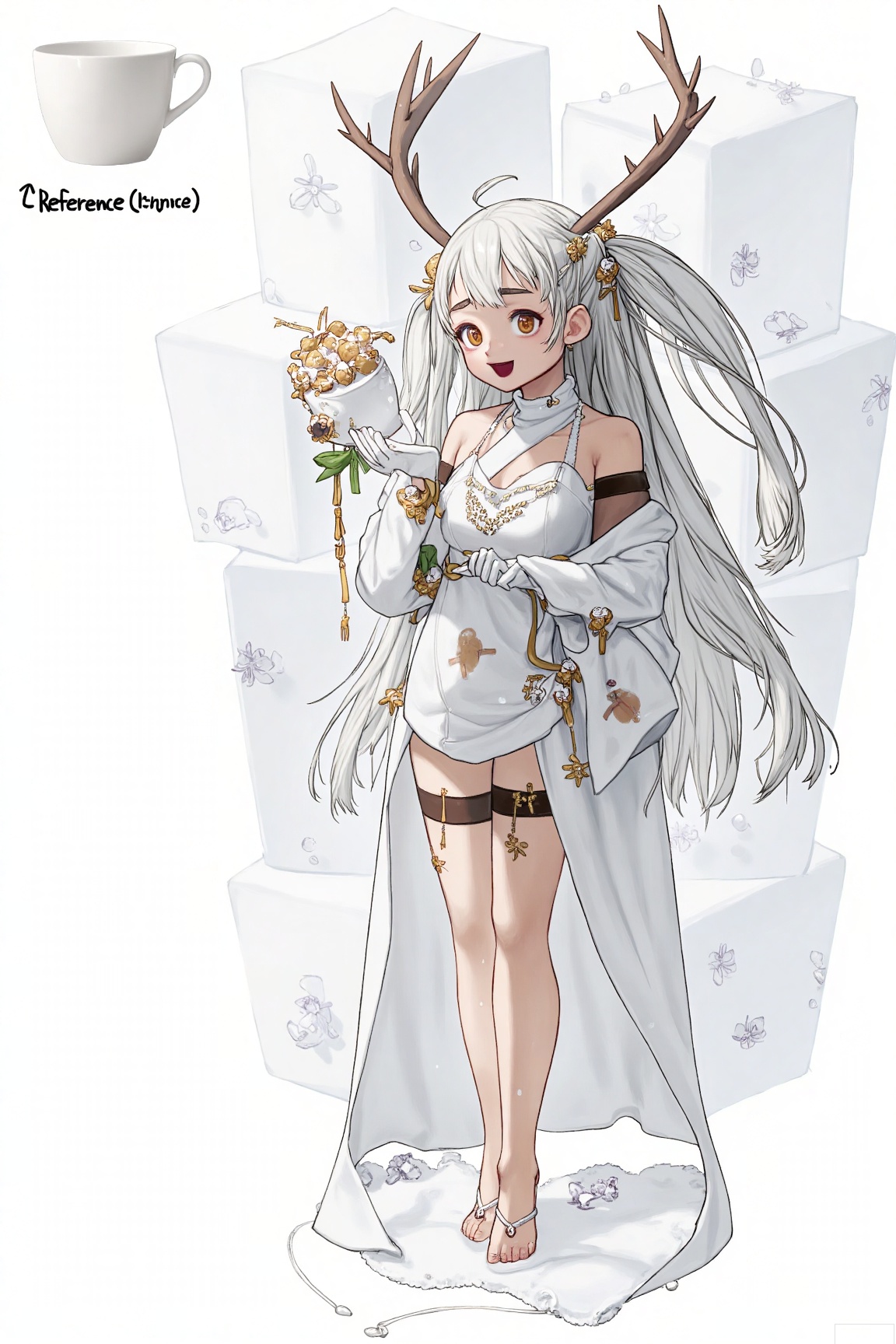 dcpzst, a 2D character in white cup style