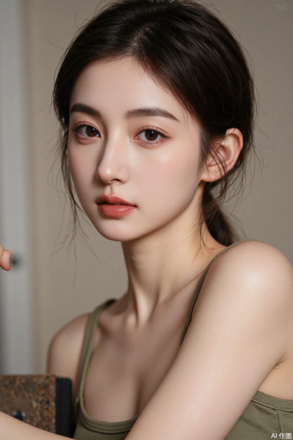 1girl,solo,Skin details,portrait