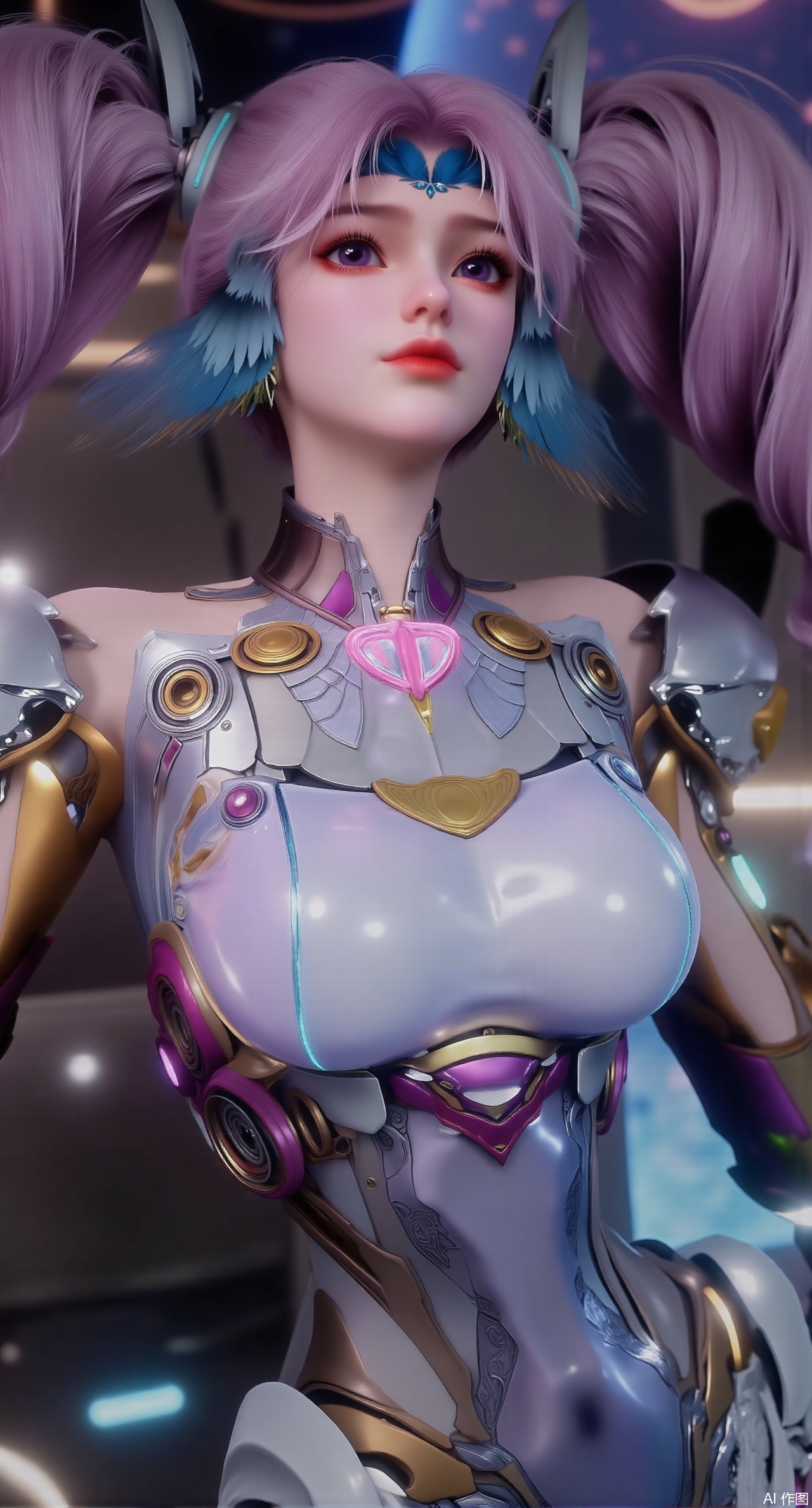 SFW,(masterpiece:1.2),best quality,absurdres,masterpiece,original,extremely detailed wallpaper,perfect lighting,1girl,solo,looking at viewer,(cowboy_shot:1.3),long hair,high heels,blurry background,depth of field,motion blur,(long dress:1.23),crystal_earrings,headpiece,hair_tie,chest_jewel,gem,necklace,jewelry,in summer,day,outdoors,nature,(Space, planetary belt, Earth, Mercury, Venus, Mars, Jupiter, Saturn, Sun in the background:1.59),(huge breasts:2.99),(full breasts:2.99),,large natural breast,soft breasts,XqingnvzongZM,XanmiaoyiXY,Xaichen,XyunyunX,Xhuangnv