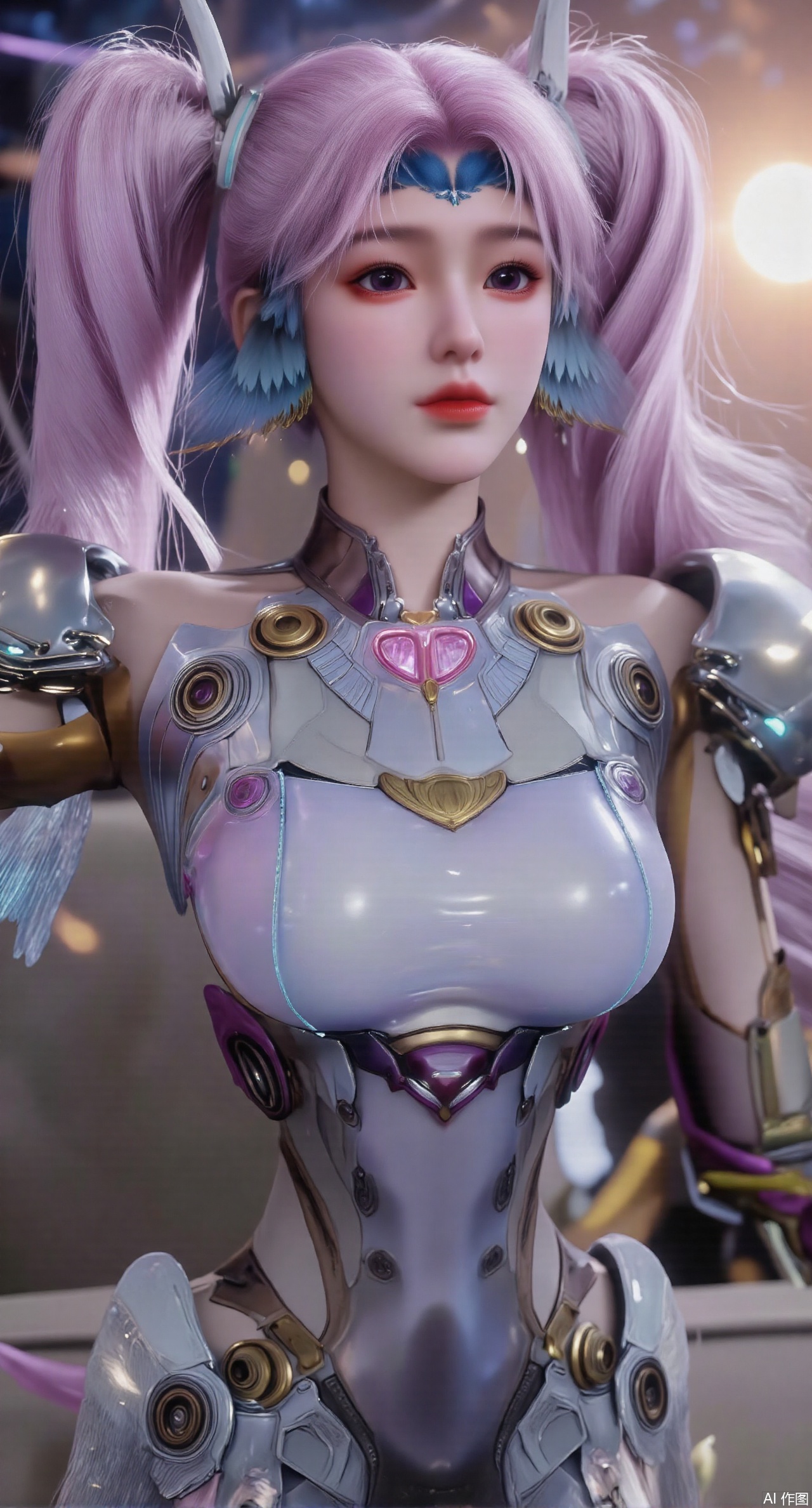 SFW,(masterpiece:1.2),best quality,absurdres,masterpiece,original,extremely detailed wallpaper,perfect lighting,1girl,solo,looking at viewer,(cowboy_shot:1.3),long hair,high heels,blurry background,depth of field,motion blur,(long dress:1.23),crystal_earrings,headpiece,hair_tie,chest_jewel,gem,necklace,jewelry,in summer,day,outdoors,nature,(Space, planetary belt, Earth, Mercury, Venus, Mars, Jupiter, Saturn, Sun in the background:1.59),(huge breasts:2.99),(full breasts:2.99),,large natural breast,soft breasts,XqingnvzongZM,XanmiaoyiXY,Xaichen,XyunyunX,Xhuangnv