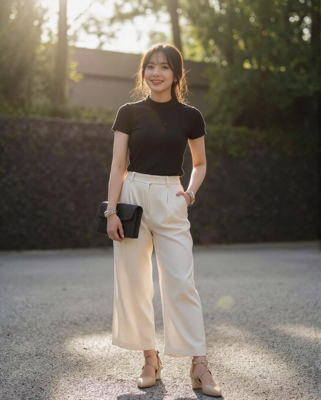 Create a realistic photoshoot scene using a Canon EOS 1D camera with a 50mm Canon RF lens set at f/1.4 aperture. Capture a...