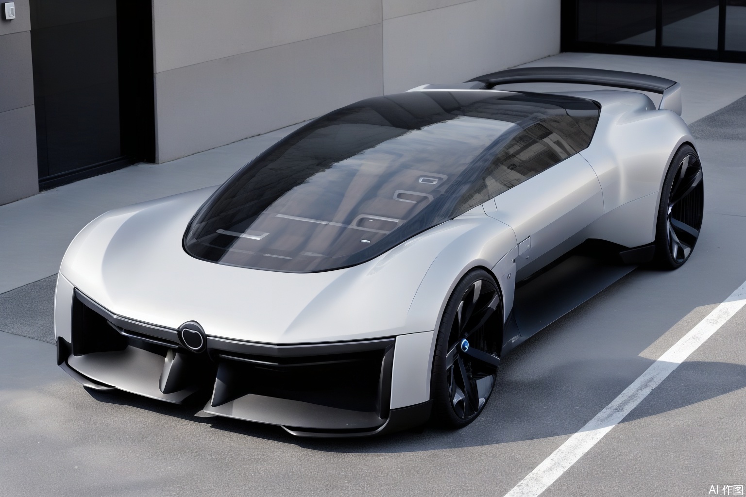  outdoors, no humans, ground vehicle, motor vehicle, car, road, ,Concept Car Design