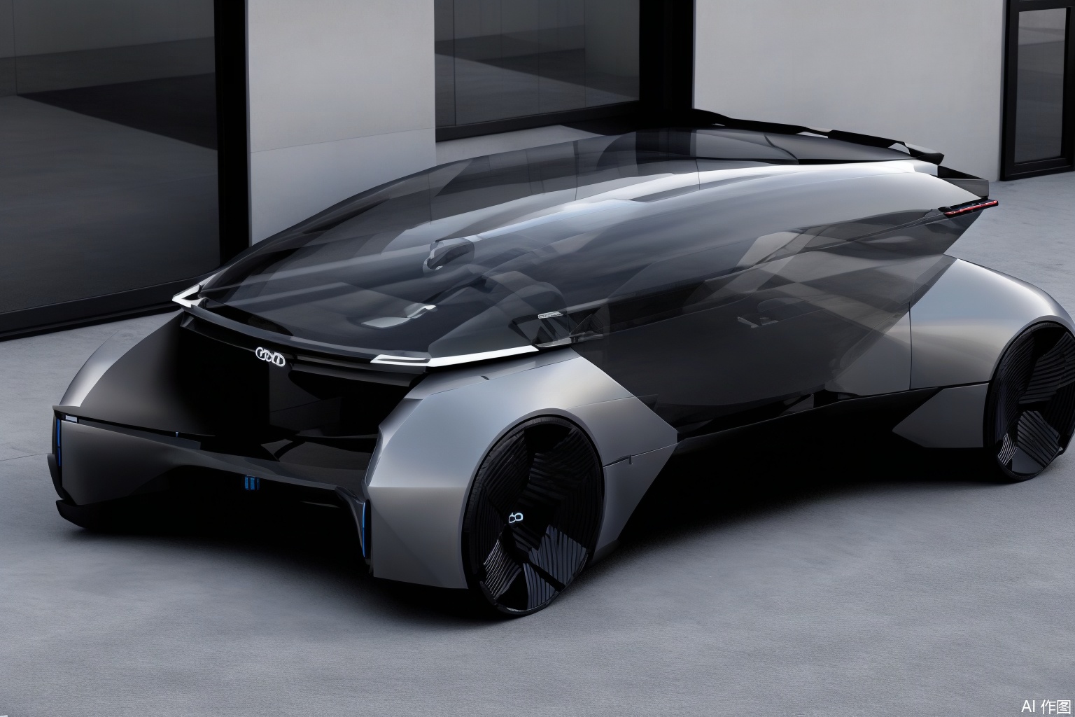  outdoors, no humans, ground vehicle, motor vehicle, car, road, ,Concept Car Design
