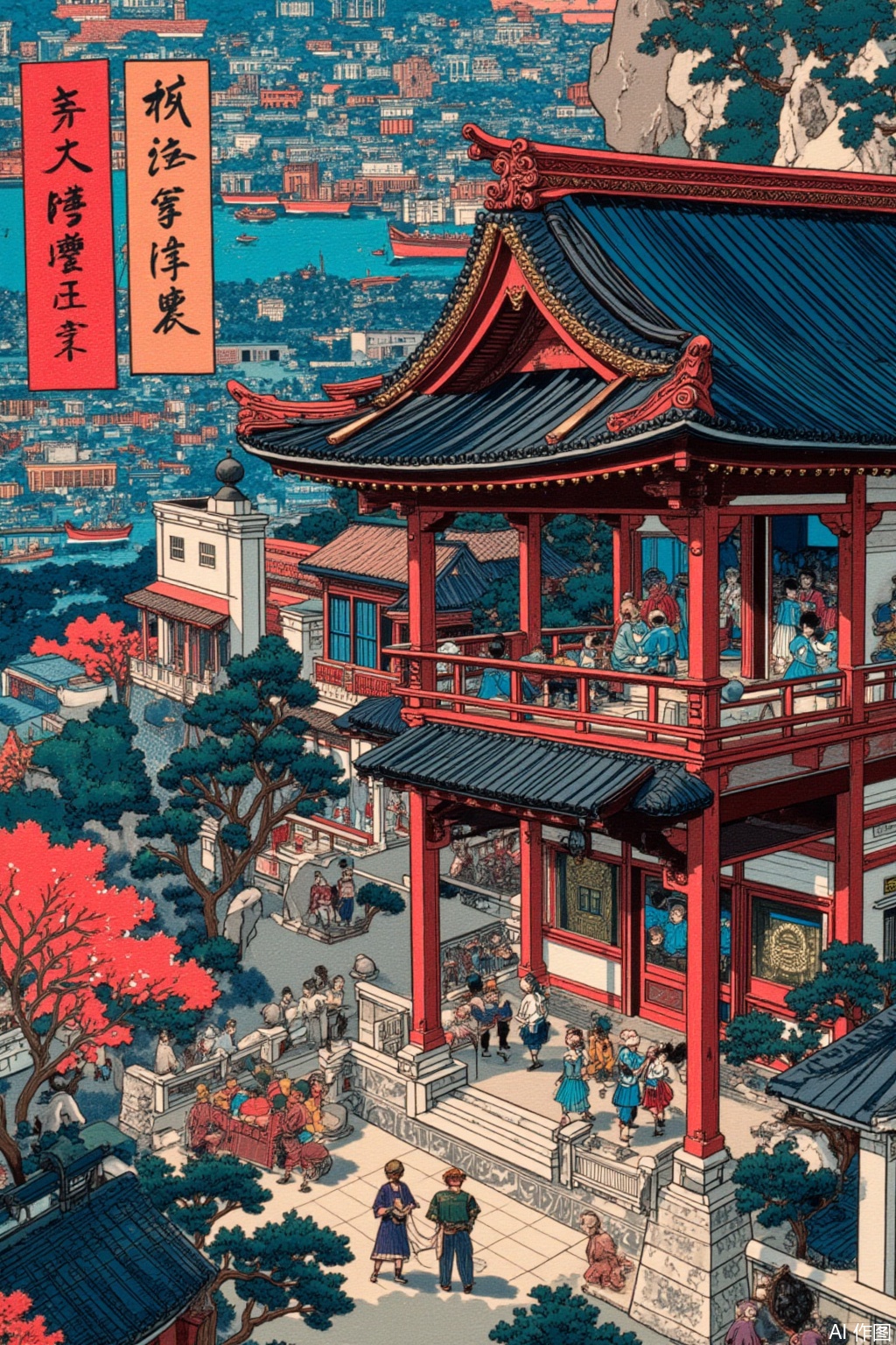 Japanese-style architecture,,fsh,Ukiyo - e