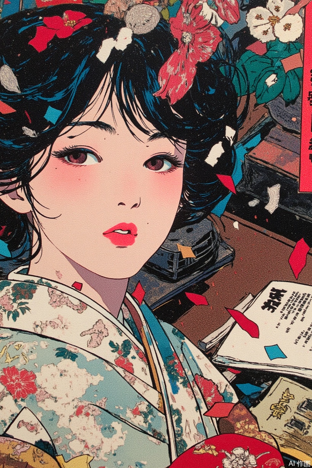 1girl,fsh,Ukiyo - e