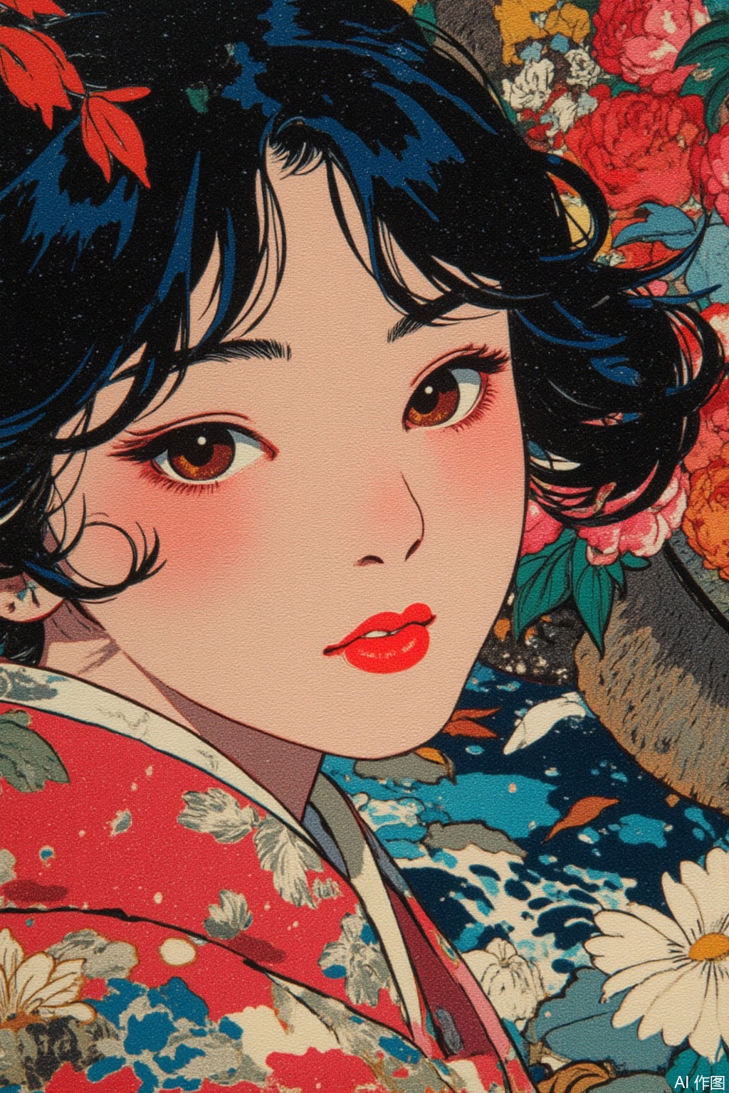 A beautiful girl,,fsh,Ukiyo - e