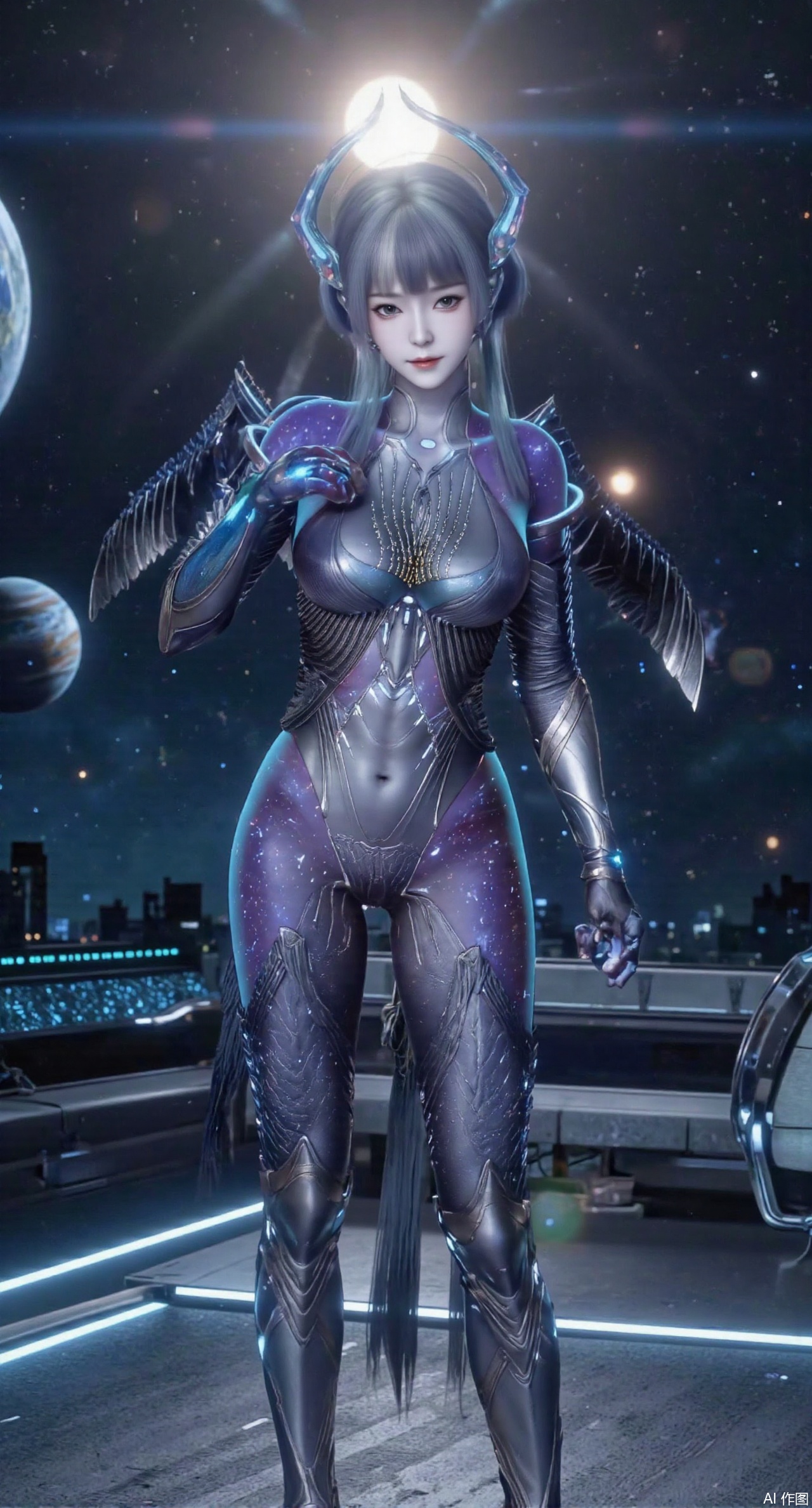 (masterpiece:1.2),best quality,absurdres,masterpiece,original,extremely detailed wallpaper,perfect lighting,1girl,solo,looking at viewer,(cowboy_shot:1.3),long hair,high heels,blurry background,depth of field,motion blur,crystal_earrings,headpiece,hair_tie,chest_jewel,gem,necklace,jewelry,in summer,day,outdoors,nature,(Space, planetary belt, Earth, , Mars, Jupiter, Saturn, Sun in the background:1.69),(huge breasts:2.99),(full breasts:2.99),,Xanmiaoyi,Xyunwangshu,XlishaoyinY,Xbaixue,XanmiaoyiY,Xxiuqiuhua,XbaiyuerongY,XyunyunX,XqingnvzongZM,Xjuzi,Xshangguanweier,XanmiaoyiXY,XyunyunXY,Xjiangziyue,Xmeining,Xweinina,Xlenhuan,Xbabata
