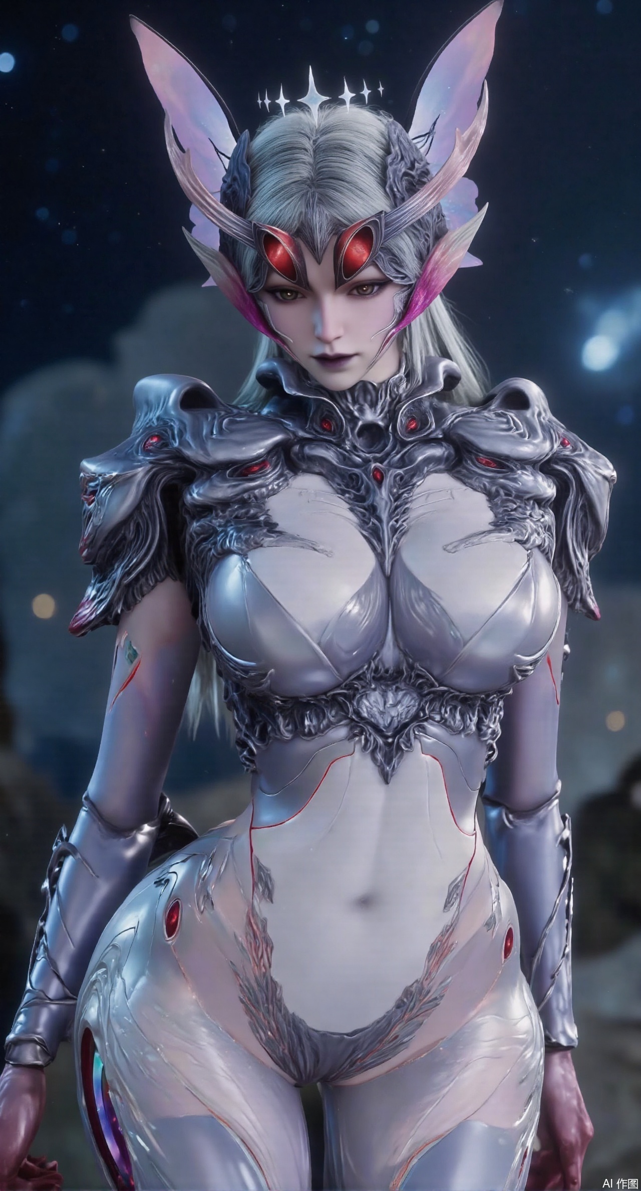 sfw,(masterpiece:1.2),best quality,absurdres,masterpiece,original,extremely detailed wallpaper,perfect lighting,1girl,solo,looking at viewer,(cowboy_shot:1.3),short hair,high heels,blurry background,depth of field,motion blur,crystal_earrings,headpiece,in summer,day,outdoors,nature,(Space, planetary belt, Earth,Jupiter, Milky Way in the background:1.69),(huge breasts:2.99),(full breasts:2.99),XyunyunXY,Xmeining,Xjiangziyue,Xweinina,Xyunxiao,Xxiaoqingxue,Xlenhuan,Xbabata,Xhewanyuzhiyao,XzixiaY,Xqinyao,Xaichen