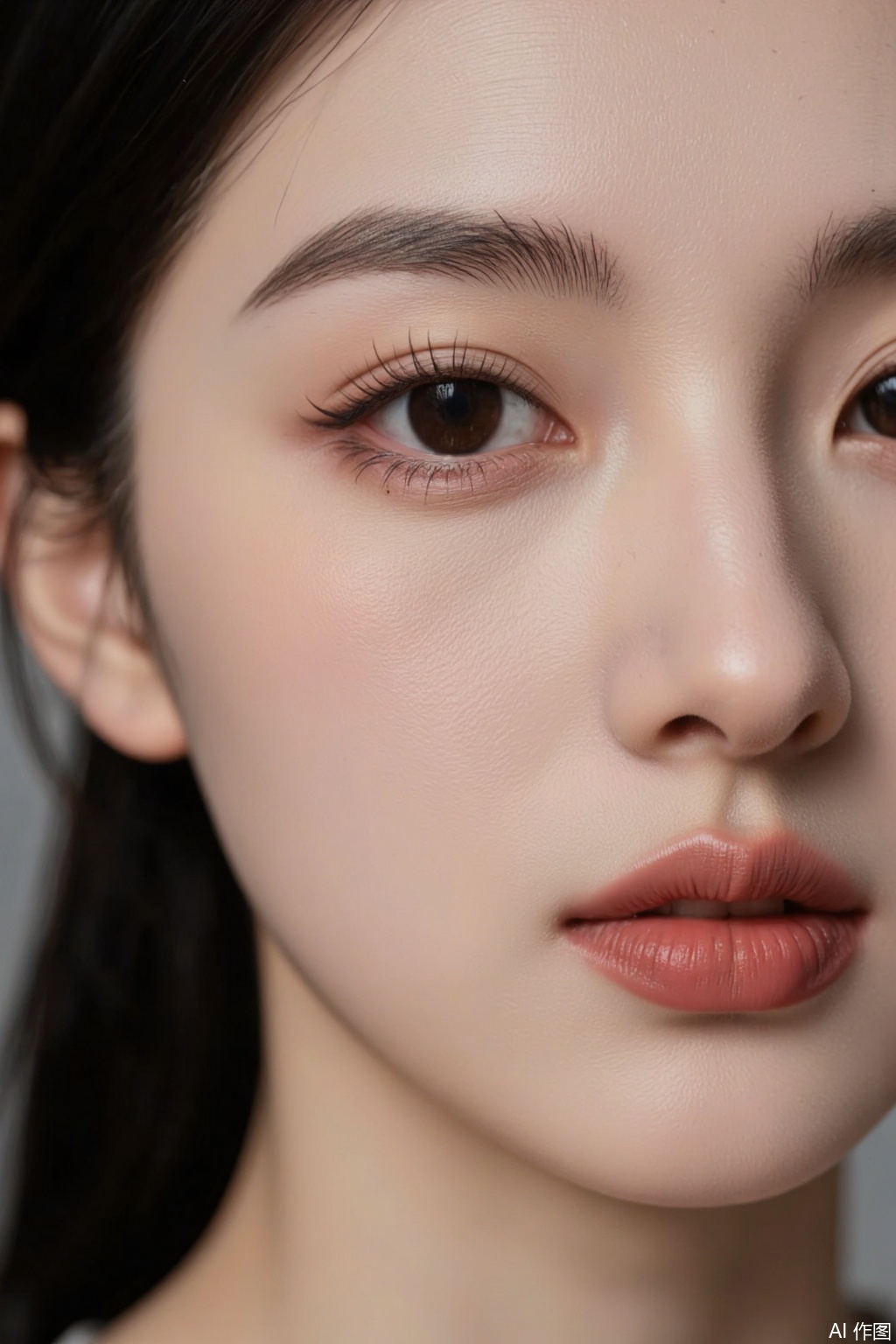Ultra photoreal, Insane Details, 32K, Realistic, 20-year-old girl portrait close-up, ultimate skin details,masterpiece,Skin details,Miniature World Dragon Boat Festival Felt Style