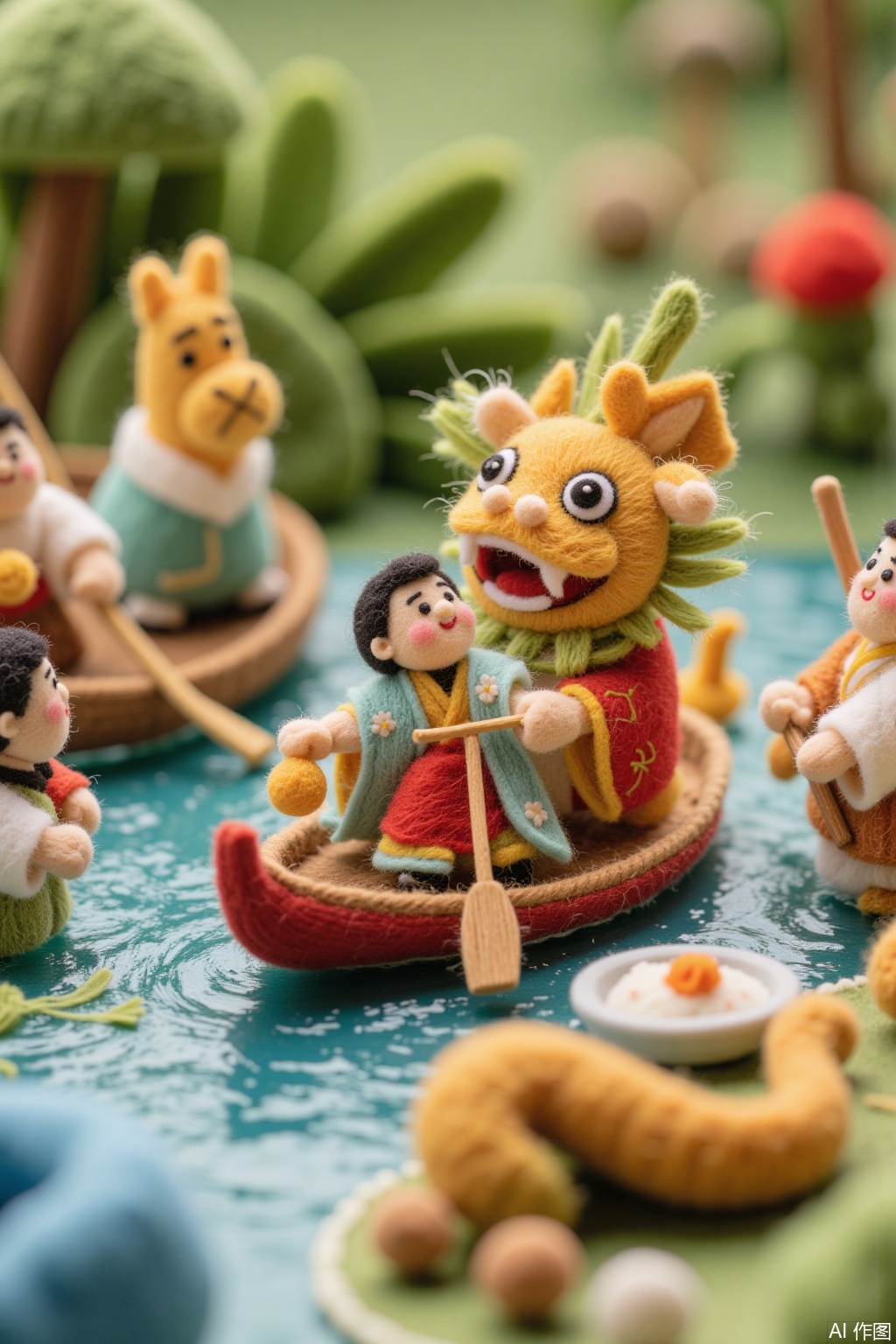 Ultra photoreal, Insane Details, 32K, Realistic,
Miniature World Dragon Boat Festival Felt Style,High image quality,Ultra photoreal,Insane Details,32K,Realistic,Miniature World,felt style,Miniature World Dragon Boat Festival Felt Style,