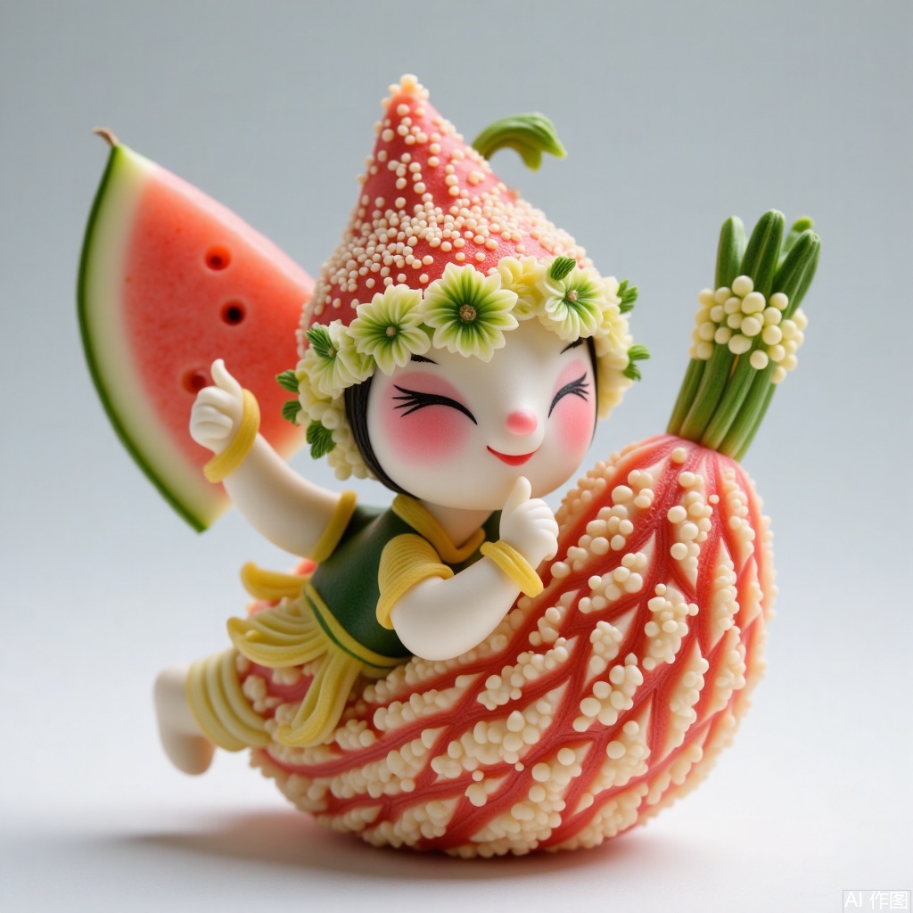  The art of lines,Food carving art