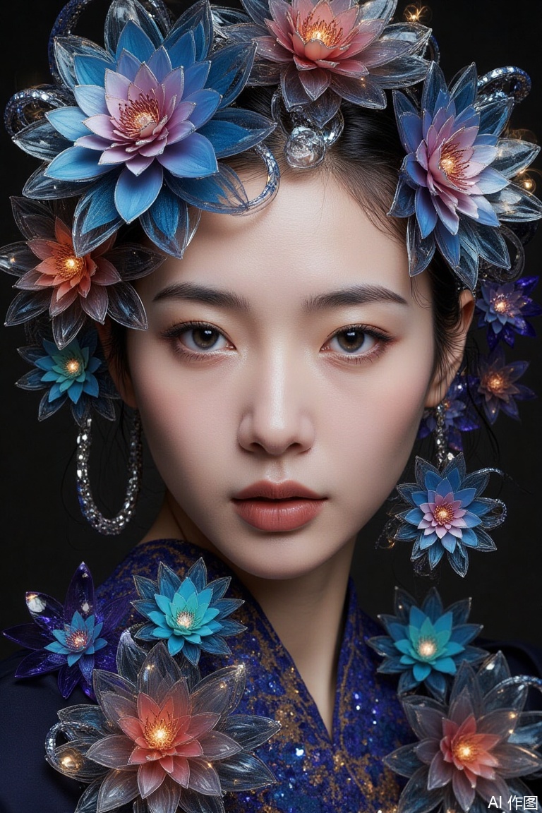 (masterpiece, top quality, best quality, official art, beautiful and aesthetic:1.2), (1girl), extreme detailed,(fractal art:1.3),colorful,highest detailed..,plns,portrait
