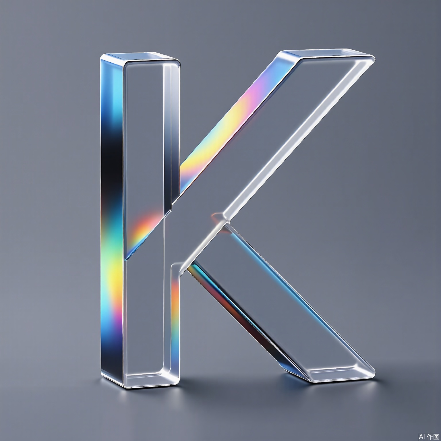 CHBL,
A neon-infused "K" with intersecting translucent bars, gradient from citrus yellow to midnight black. Its shadow mimics a holographic glitch effect on a slate-gray base.
