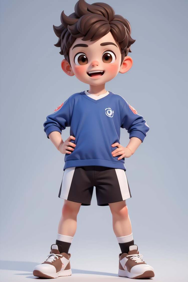线稿转绘3D模型-cartoonIP形象3Dblindbox by 当下 on Tensor.Art