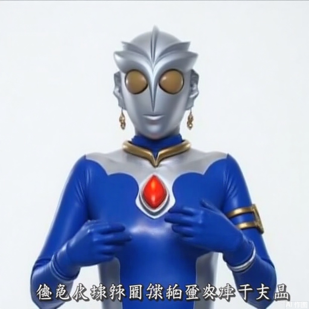 masterpiece, best quality,solo,(white background:1.2),simple background,
looking at viewer,breasts,earrings,jewelry,glowing,armor,helmet,blue footwear,blue tight-fitting,silver pattern on body,bodysuit,gem,plugsuit,mask,cover,logo,boots,gloves,blue legwear,blue gloves,blue bodysuit,leather suit,latex,bodysuit,gloves,legwear,boots,cover,mask,plugsuit,armor,bodysuit,pattern on body,tight-fitting,tokusatsu,no humans,science fiction,hard mask,no smile,no eyes,no nose,rubber bodysuit with line,alien