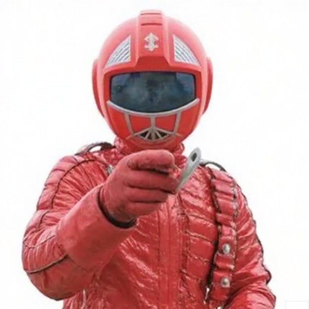 masterpiece, best quality,solo,(white background:1.2),simple background,
looking at viewer,kosei,cover,gun,armor,red theme,red gloves,bodysuit,logo,weapon,helmet