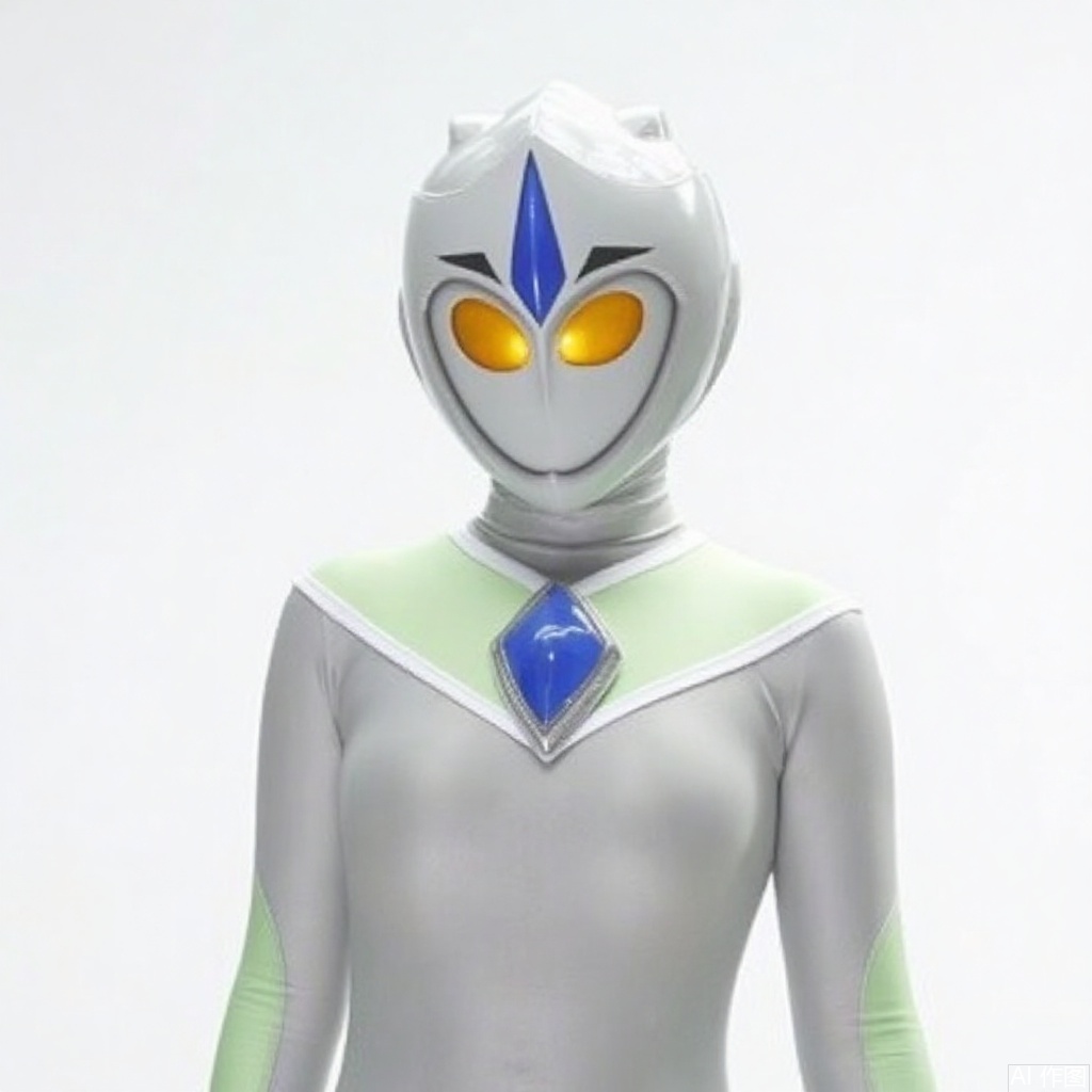 masterpiece, best quality,solo,(white background:1.2),simple background,
looking at viewer,white bodysuit,white gloves,legwear,gloves,boots,logo,cover,mask,plugsuit,gem,bodysuit,GREEN pattern on body,white tight-fitting,white footwear,helmet,leather suit,armor,latex,bodysuit,gloves,legwear,boots,cover,mask,plugsuit,armor,bodysuit,pattern on body,tight-fitting,tokusatsu,no humans,science fiction,hard mask,no smile,no eyes,no nose,rubber bodysuit with line,alien