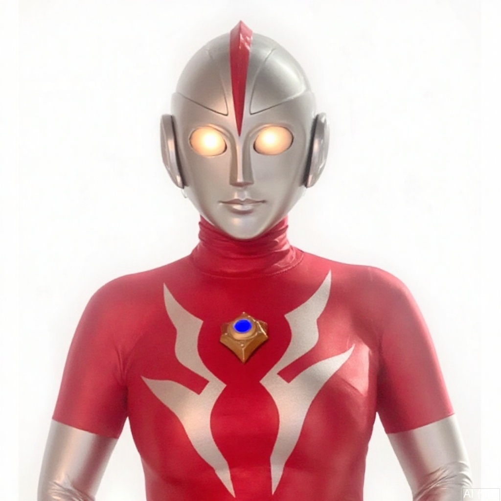 masterpiece, best quality,solo,(white background:1.2),simple background,
looking at viewer,bracelet,glowing,armor,helmet,red footwear,red tight-fitting,silver pattern on body,bodysuit,gem,plugsuit,mask,cover,logo,boots,gloves,red legwear,red gloves,red bodysuit,leather suit,latex,tokusatsu,no humans,science fiction,hard mask,no smile,no eyes,no nose,rubber bodysuit with line,alien