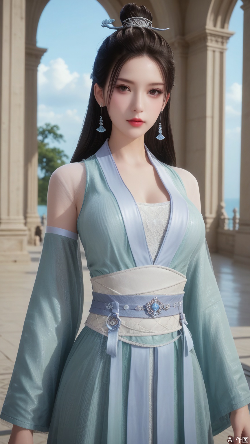 score_9_up,score_8_up,score_7_up, (high definition, Best quality, masterpiece, 4K, exquisite skin), perfect_anatomy, intricate details, 1girl, solo, big breasts, looking at viewer