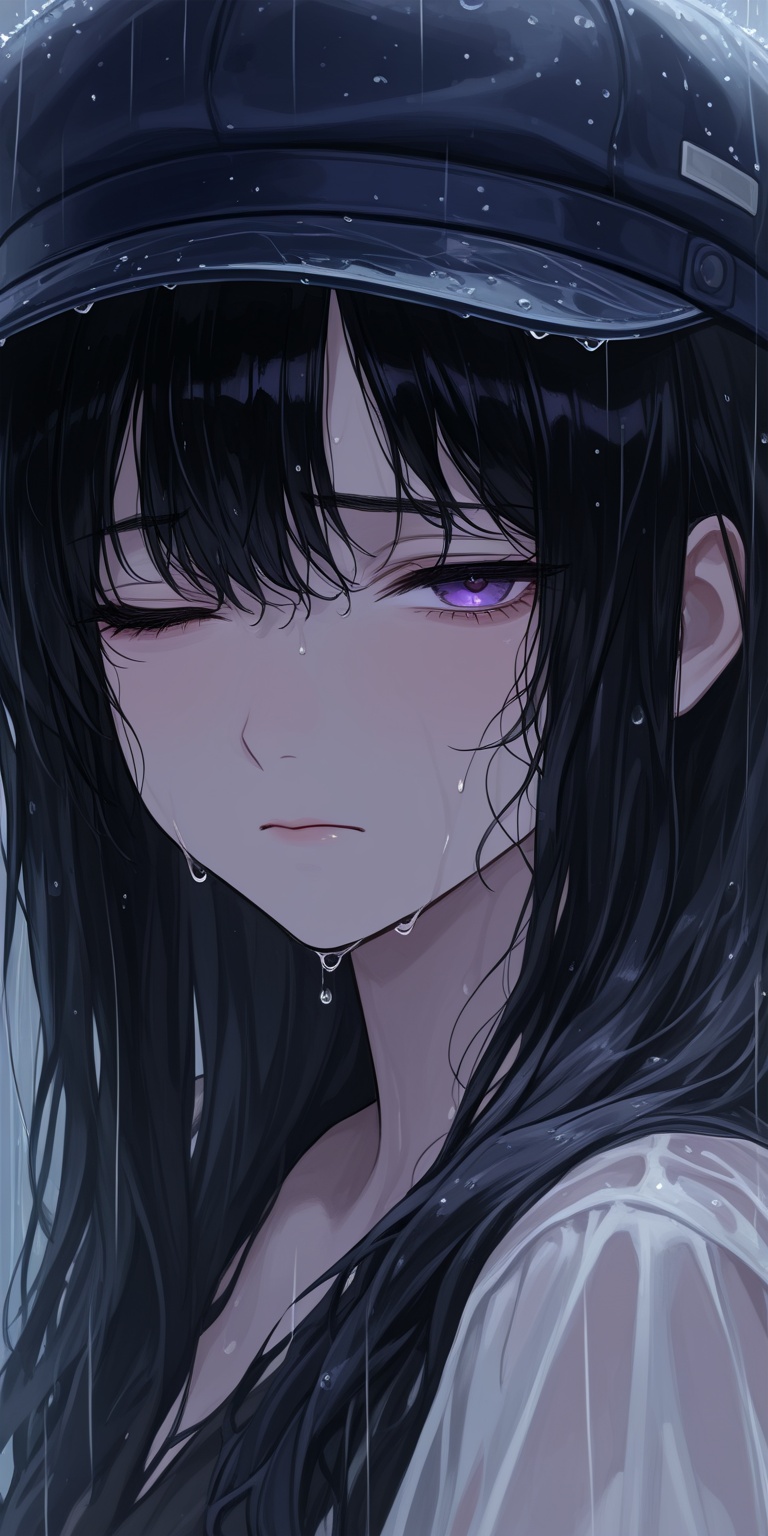 closed mouth,  wet,  water drop on Tensor.Art