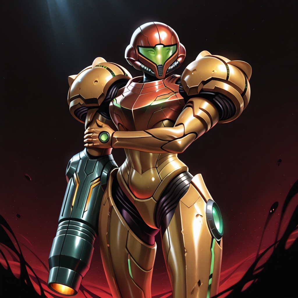 Primevaria,  arm_cannon,  helmet on Tensor.Art