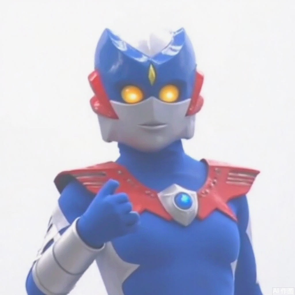 masterpiece, best quality,solo,(white background:1.2),simple background,
looking at viewer,breasts,jewelry,glowing,armor,helmet,blue footwear,blue tight-fitting,silver pattern on body,bodysuit,gem,plugsuit,mask,cover,logo,boots,gloves,blue legwear,blue gloves,blue bodysuit,leather suit,latex,tokusatsu,no humans,science fiction,hard mask,no smile,no eyes,no nose,rubber bodysuit with line,alien
