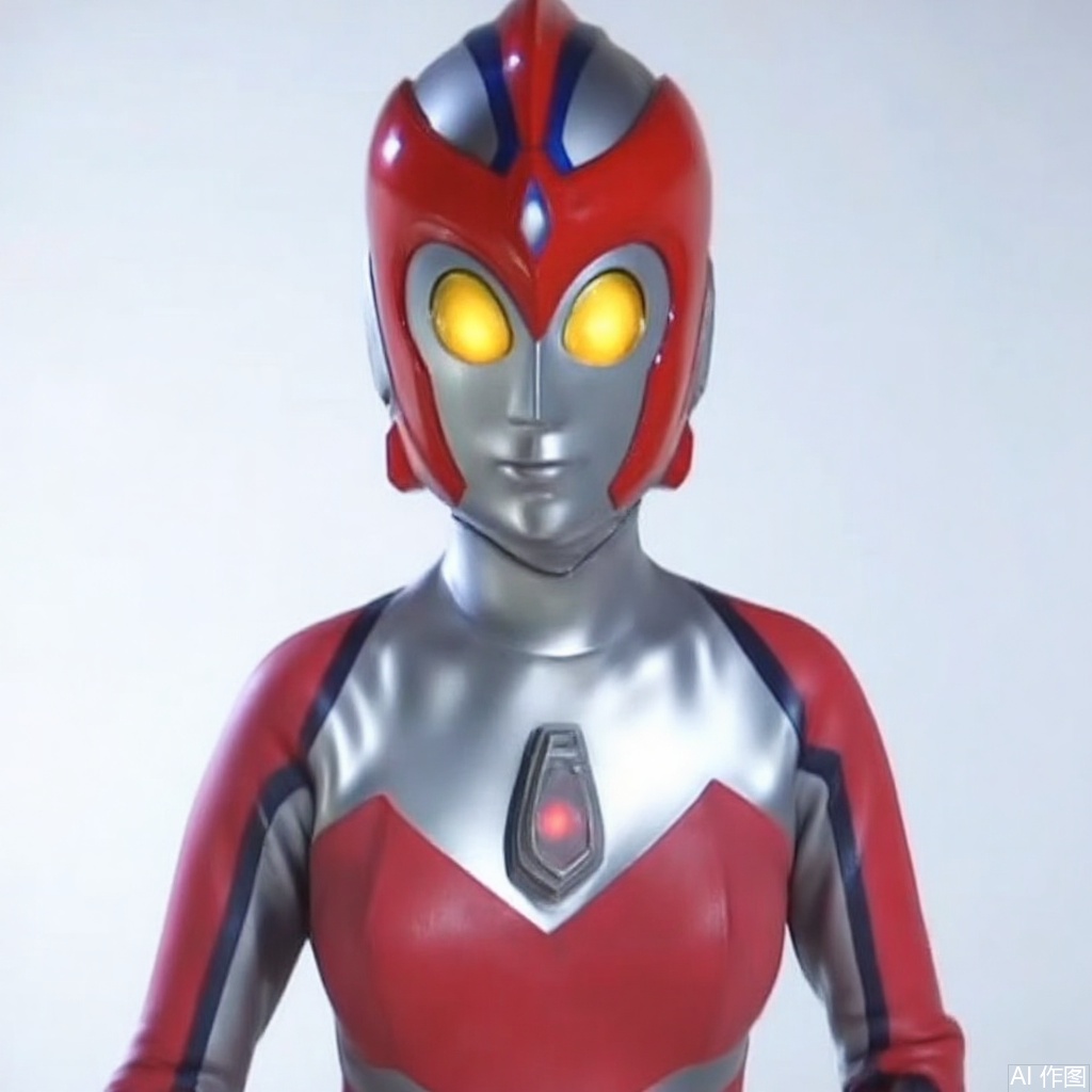 masterpiece, best quality,solo,(white background:1.2),simple background,
looking at viewer,bracelet,glowing,armor,helmet,red footwear,red tight-fitting,silver pattern on body,bodysuit,gem,plugsuit,mask,cover,logo,boots,gloves,red legwear,red gloves,red bodysuit,leather suit,latex,tokusatsu,no humans,science fiction,hard mask,no smile,no eyes,no nose,rubber bodysuit with line,alien