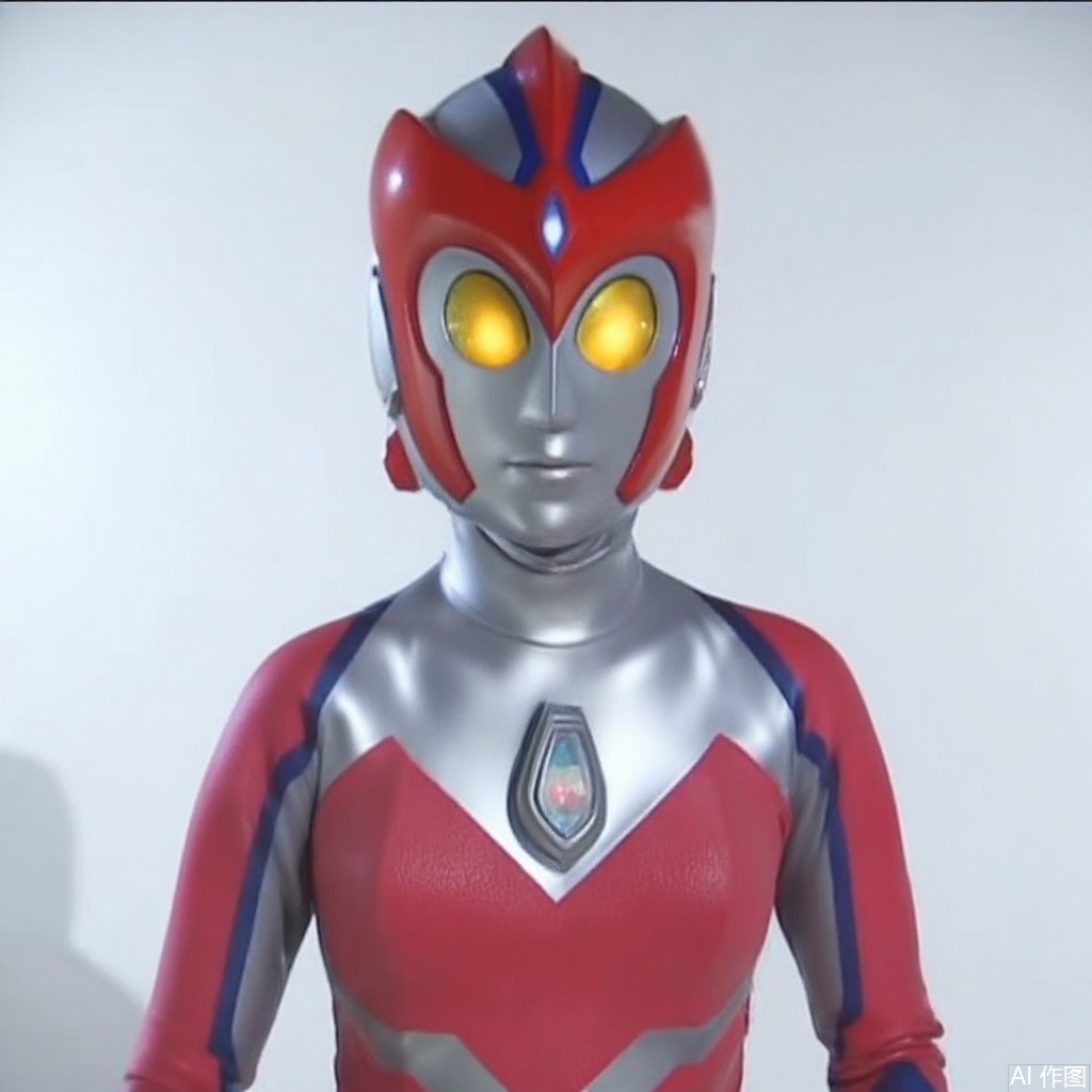 masterpiece, best quality,solo,(white background:1.2),simple background,
looking at viewer,bracelet,glowing,armor,helmet,red footwear,red tight-fitting,silver pattern on body,bodysuit,gem,plugsuit,mask,cover,logo,boots,gloves,red legwear,red gloves,red bodysuit,leather suit,latex,tokusatsu,no humans,science fiction,hard mask,no smile,no eyes,no nose,rubber bodysuit with line,alien