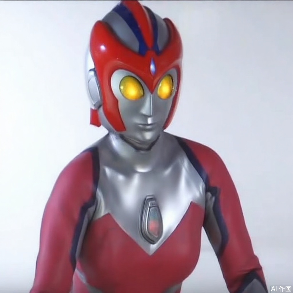 masterpiece, best quality,solo,(white background:1.2),simple background,
looking at viewer,bracelet,glowing,armor,helmet,red footwear,red tight-fitting,silver pattern on body,bodysuit,gem,plugsuit,mask,cover,logo,boots,gloves,red legwear,red gloves,red bodysuit,leather suit,latex,tokusatsu,no humans,science fiction,hard mask,no smile,no eyes,no nose,rubber bodysuit with line,alien