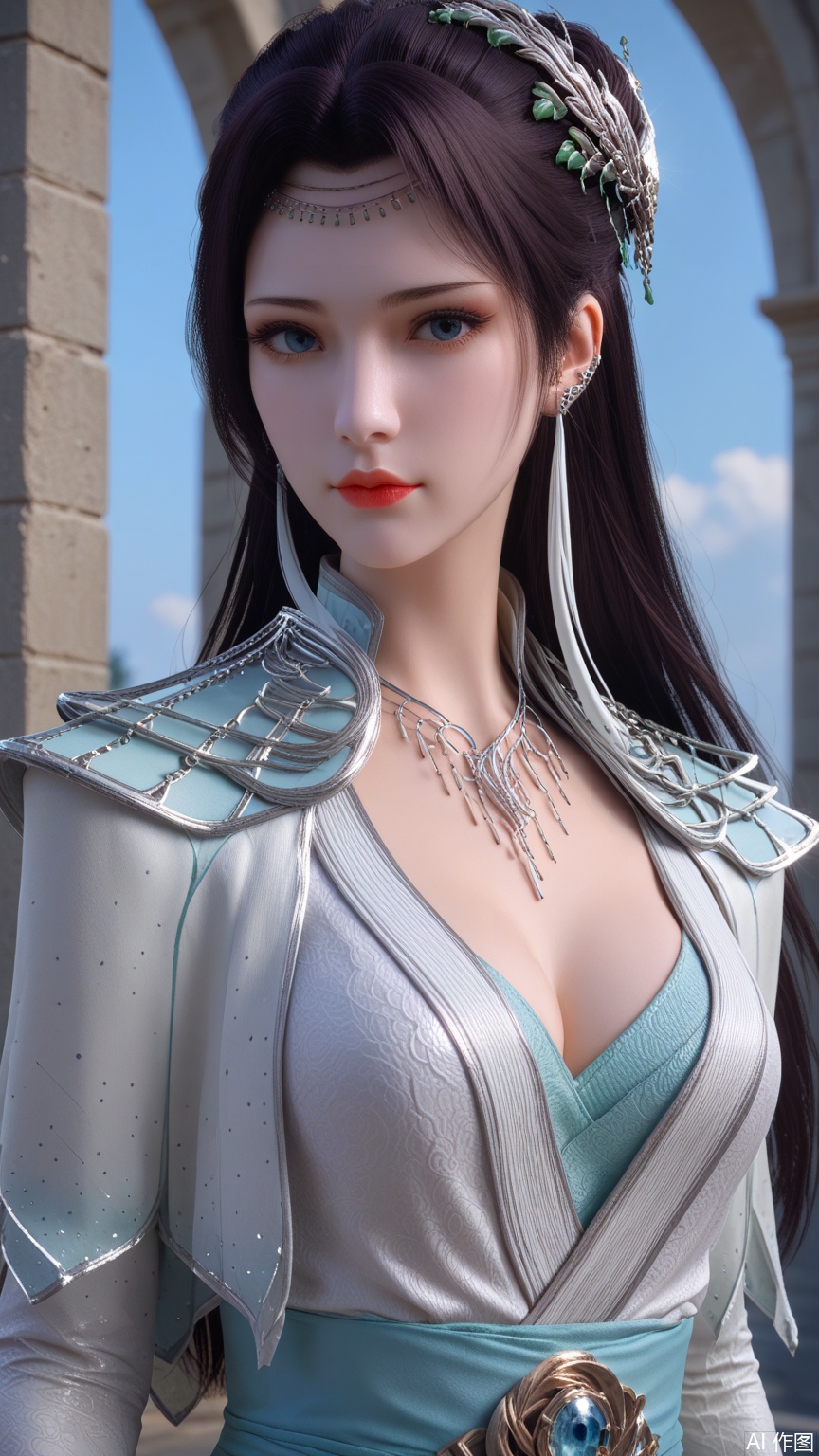 score_9_up,score_8_up,score_7_up, (high definition, Best quality, masterpiece, 4K, exquisite skin), perfect_anatomy, intricate details, 1girl, solo, big breasts, looking at viewer, upper_body