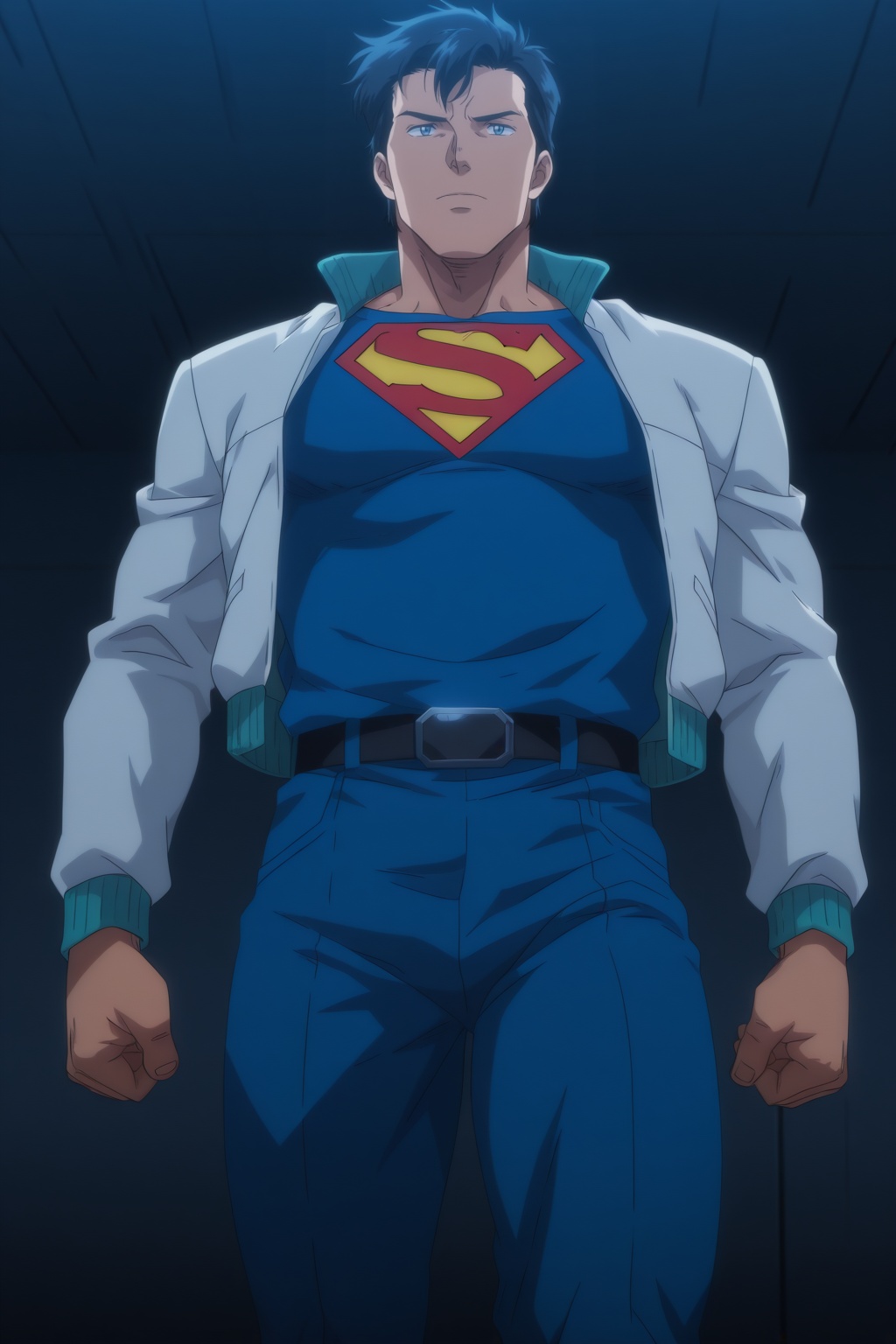 1 man,  solo,  superman on Tensor.Art