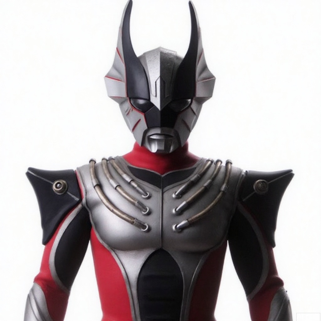 masterpiece, best quality,solo,(white background:1.2),simple background,
looking at viewer,,breastplate,pauldrons,shoulder armor,armor,armor,helmet,red footwear,red tight-fitting,silver pattern on body,black pattern on body,bodysuit,gem,plugsuit,mask,cover,logo,boots,gloves,red legwear,black gloves,red bodysuit,leather suit,latex,tokusatsu,no humans,science fiction,hard mask,no smile,no eyes,no nose,rubber bodysuit with line,alien