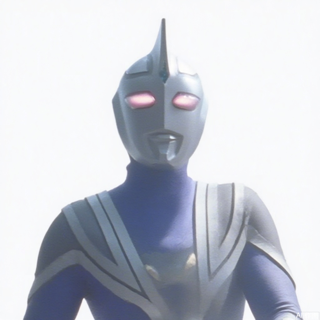 masterpiece, best quality,solo,(white background:1.2),simple background,
looking at viewer,ultraman,blue bodysuit,blue gloves,legwear,gloves,boots,cover,mask,plugsuit,armor,bodysuit,white pattern on body,blue tight-fitting,blue footwear,helmet,leather suit,latex,tokusatsu,no humans,science fiction,silver head,hard mask,no smile,no eyes,no nose,blue rubber bodysuit with white line