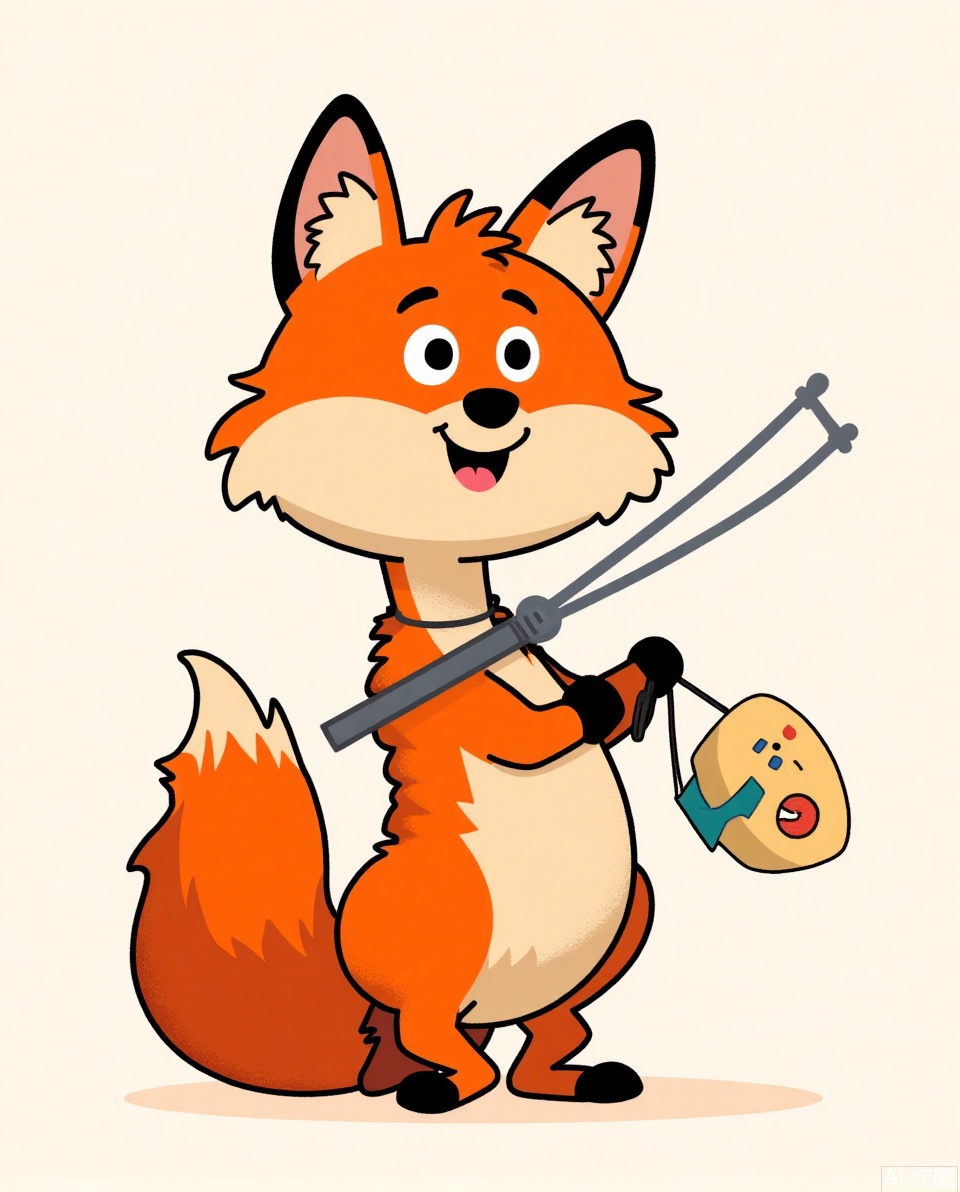 fox ,Cartoon drawing