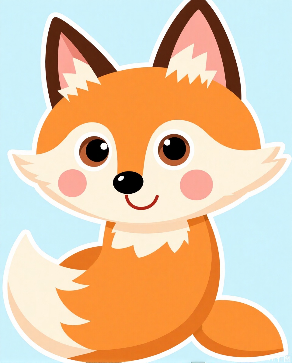 fox ,Cartoon drawing