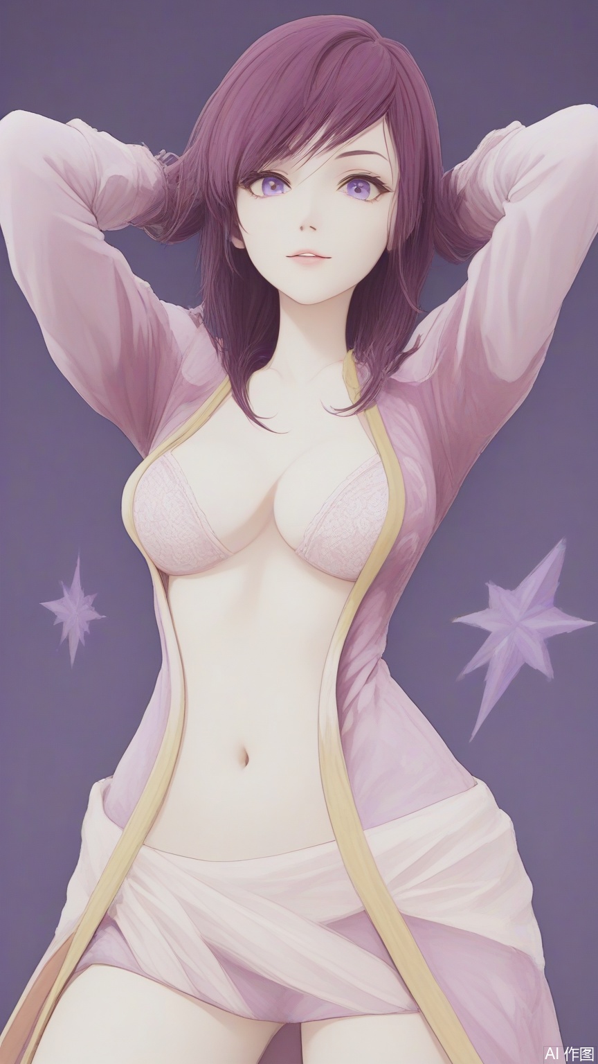 score_9_up,score_8_up,score_7_up, (high definition, Best quality, masterpiece, 4K, exquisite skin), (starlight and beam background:1.1), 1girl, white lace bra, looking at viewer, cowboy_shot,