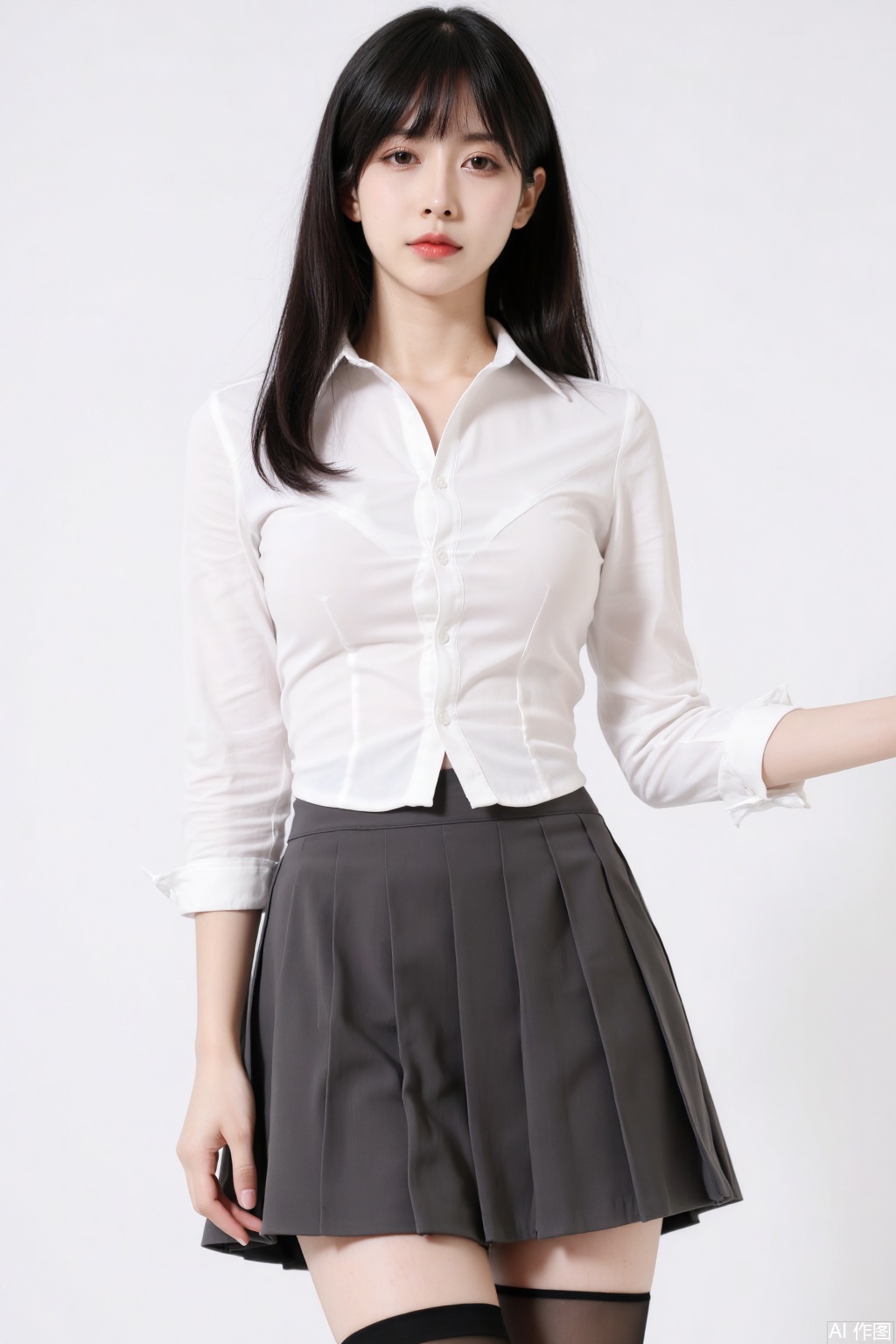 CJJKZ01

a young East Asian woman

solo

long hair

breasts

shirt

skirt

black hair

long sleeves

thighhighs

medium breasts

kneeling

school uniform

white shirt

cowboy shot

pleated skirt

collared shirt

black thighhighs

black skirt

zettai ryouiki

dress shirt

grey skirt



