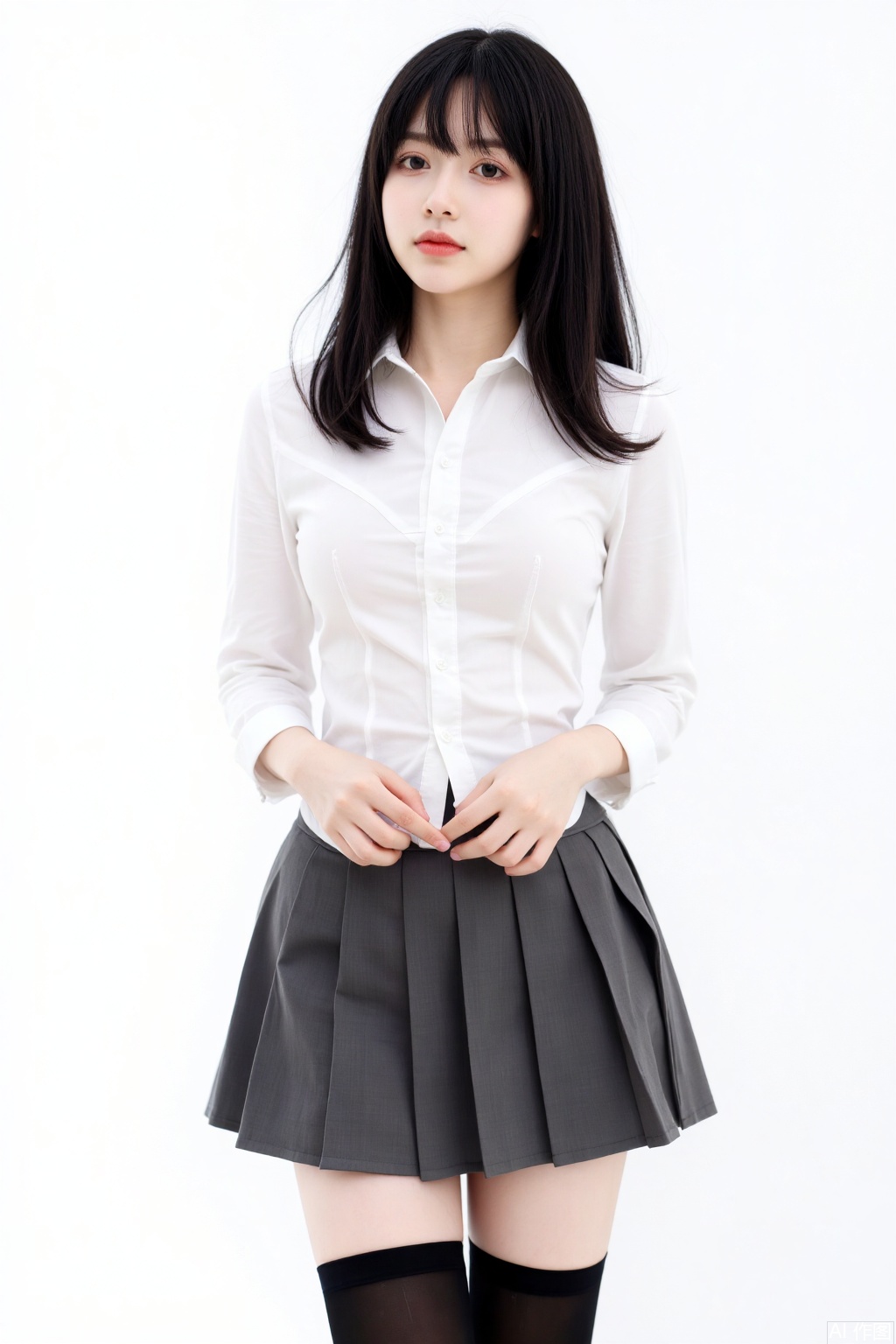 CJJKZ01

a young East Asian woman

solo

long hair

breasts

shirt

skirt

black hair

long sleeves

thighhighs

medium breasts

kneeling

school uniform

white shirt

cowboy shot

pleated skirt

collared shirt

black thighhighs

black skirt

zettai ryouiki

dress shirt

grey skirt



